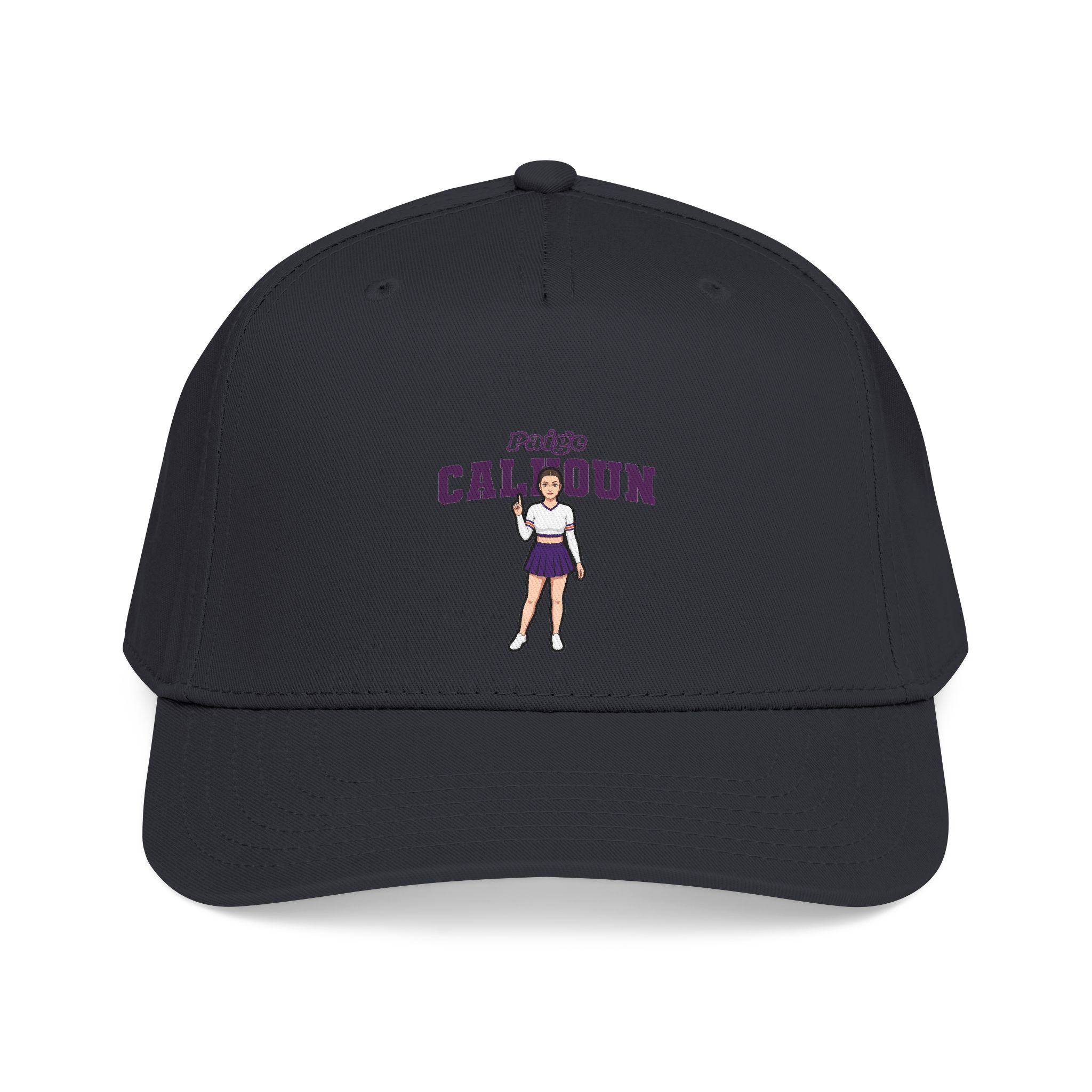 Baseball Cap — character_name_arch in Black