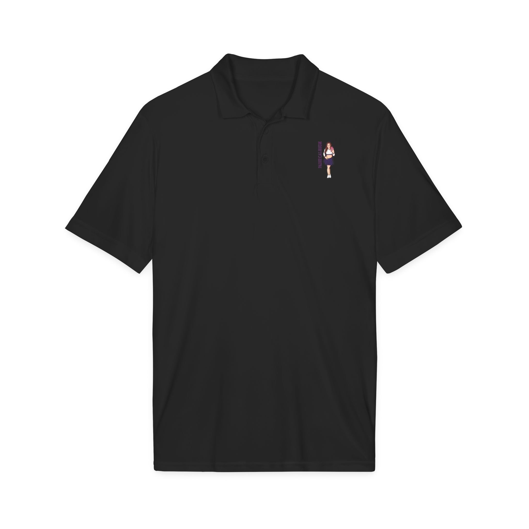 Polo — character_name_vertical in Black