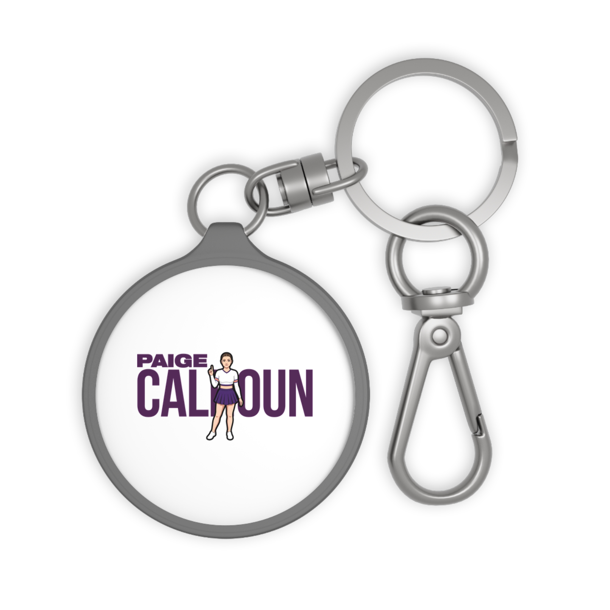 Keychain — character_player_name in Grey