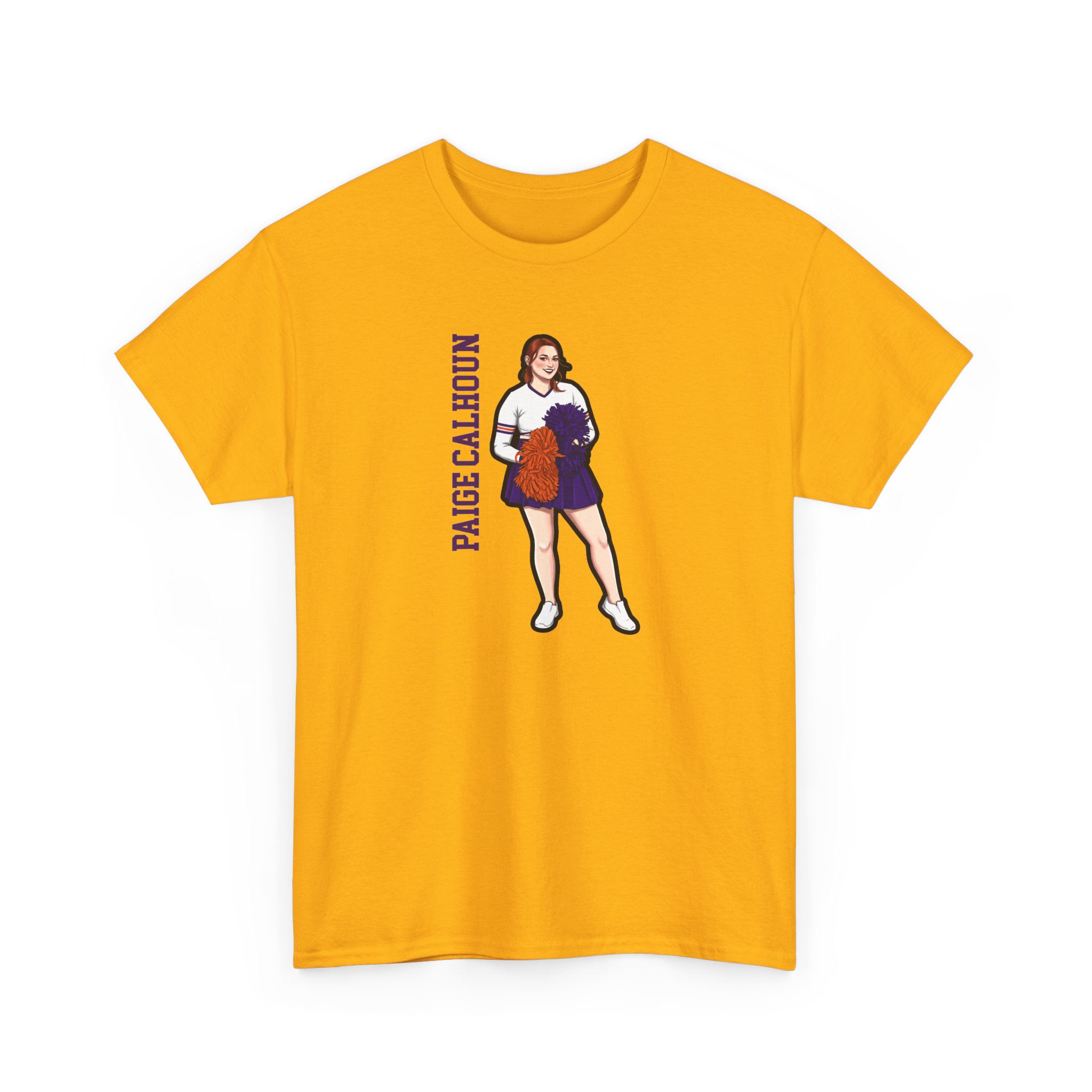 Tee — character_name_vertical in Gold