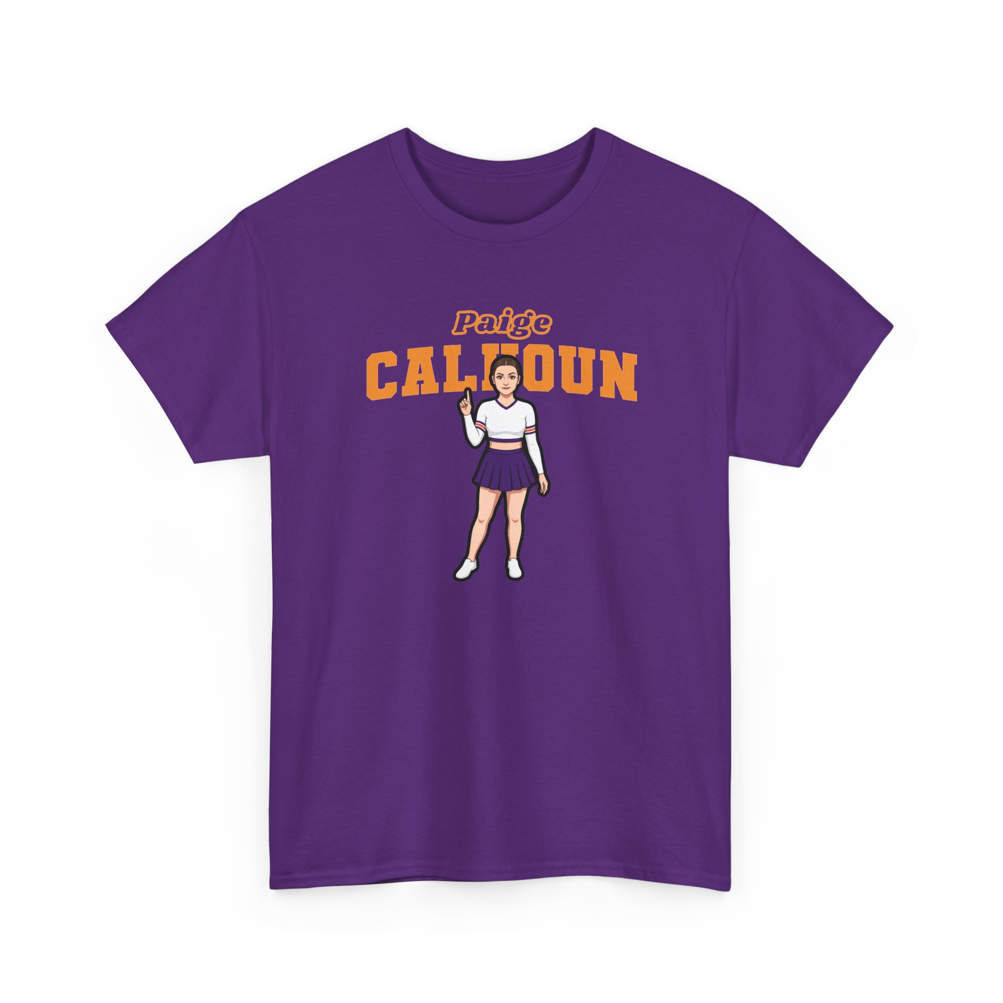 Tee — character_name_arch in Purple