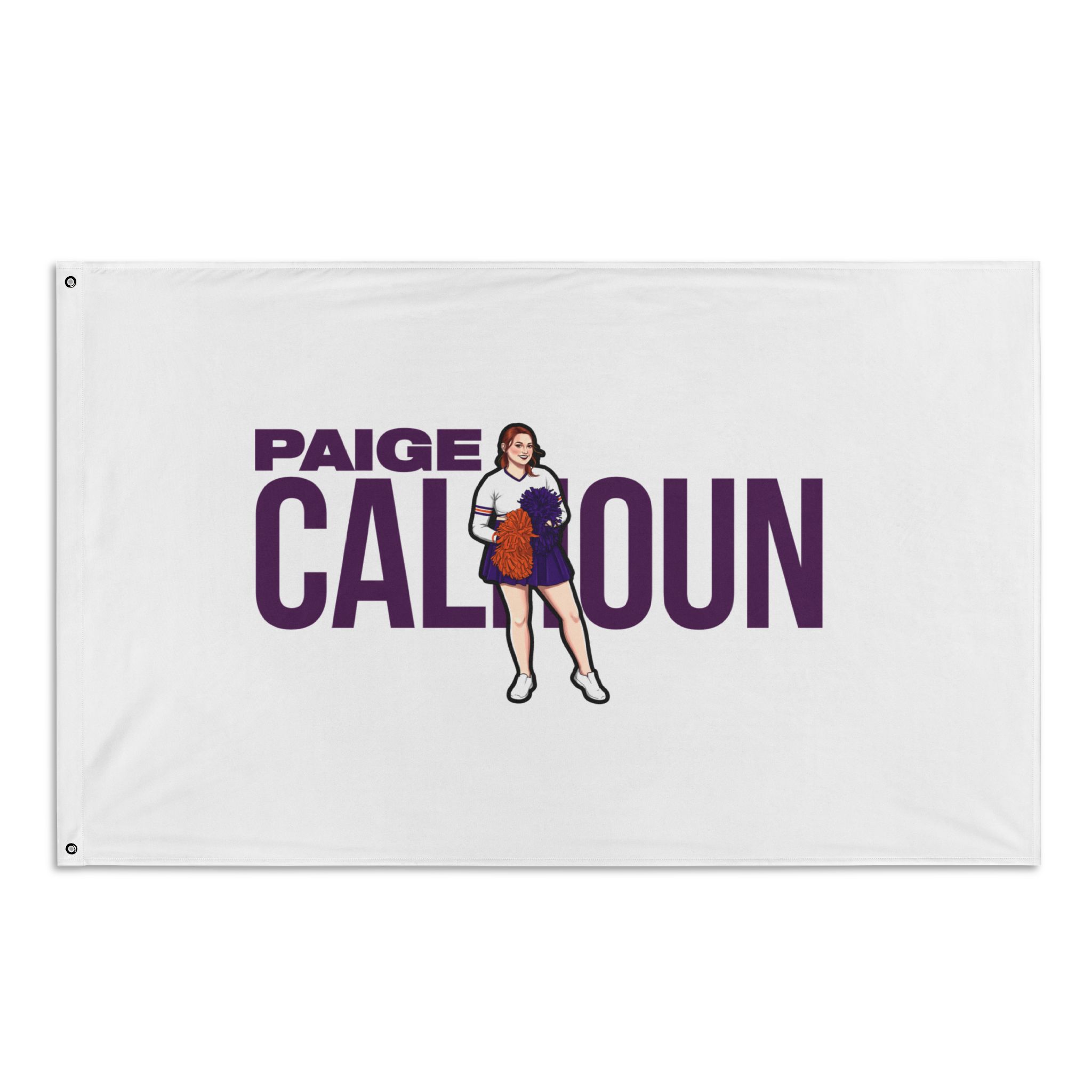 Flag (35 × 56 in) — character_player_name in Classic