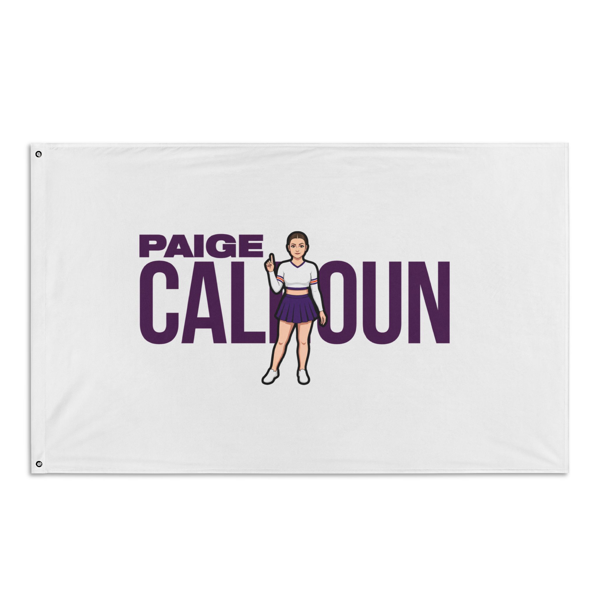 Flag (35 × 56 in) — character_player_name in Classic