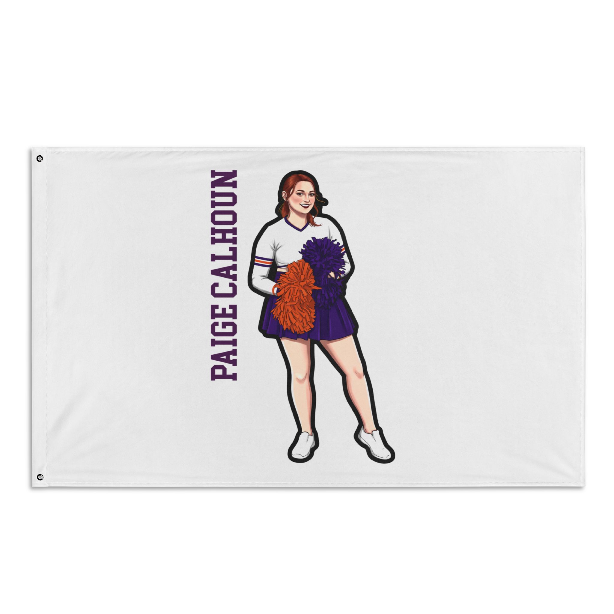 Flag (35 × 56 in) — character_name_vertical in Classic