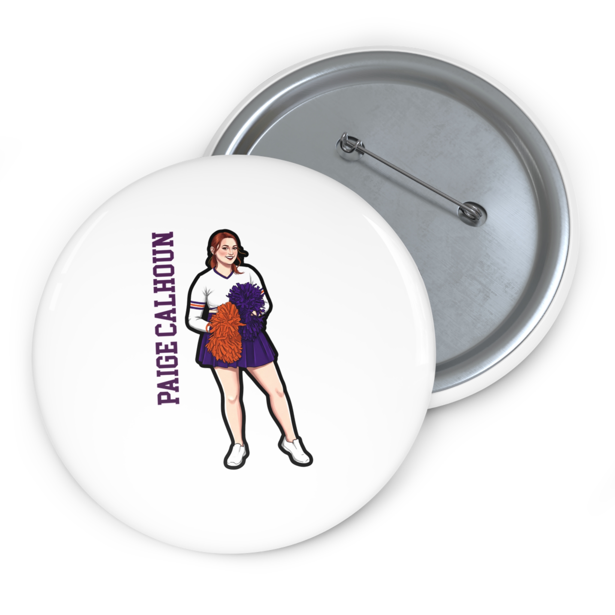 Game Day Pin — character_name_vertical in Classic