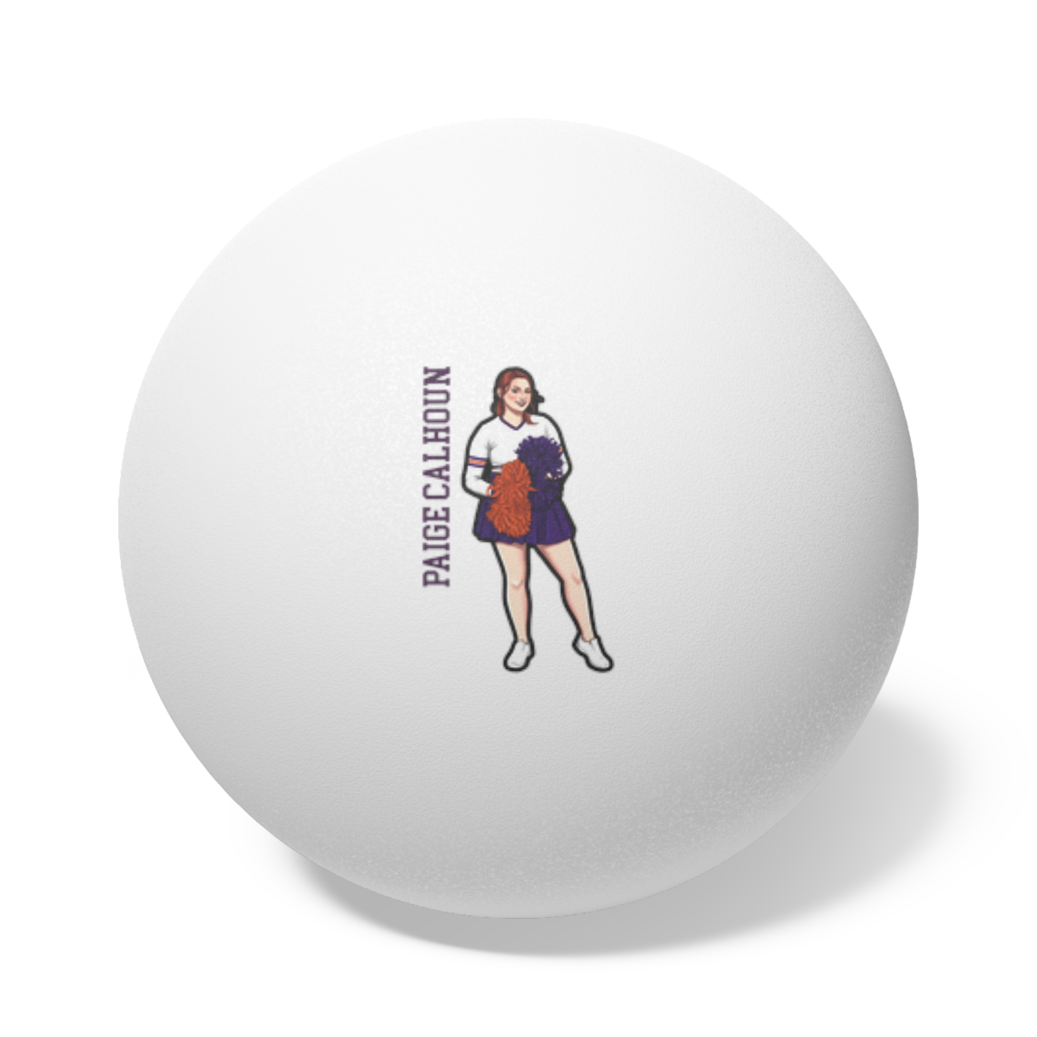 Ping Pong Balls, 6 pcs — character_name_vertical in White