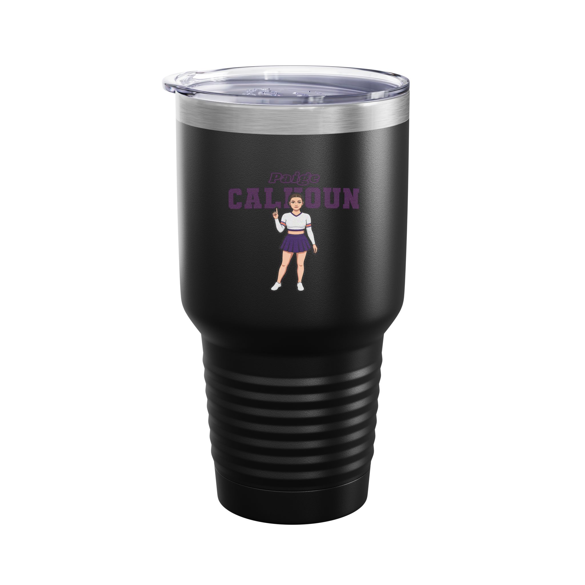 30oz Tumbler — character_name_arch in Black