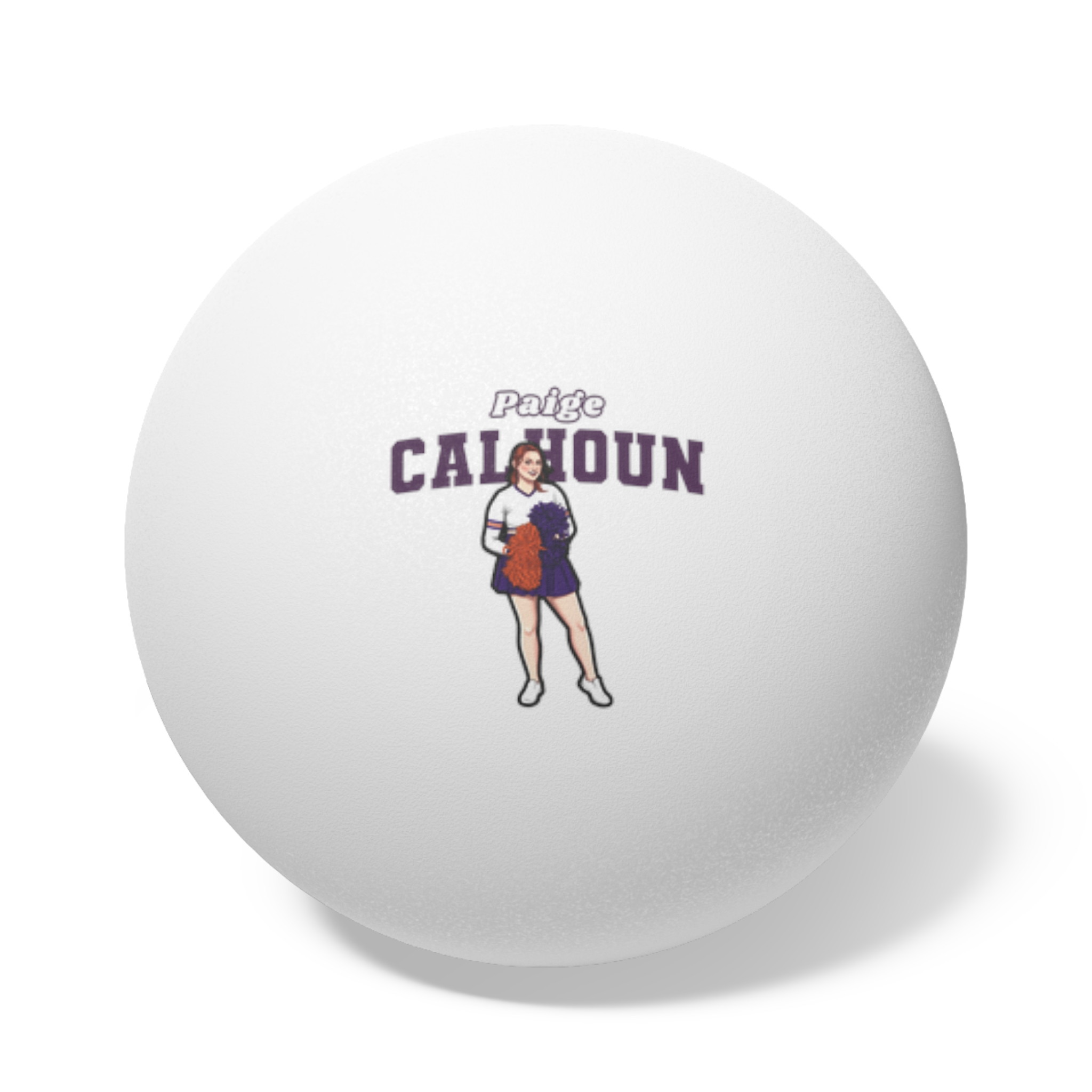 Ping Pong Balls, 6 pcs — character_name_arch in White