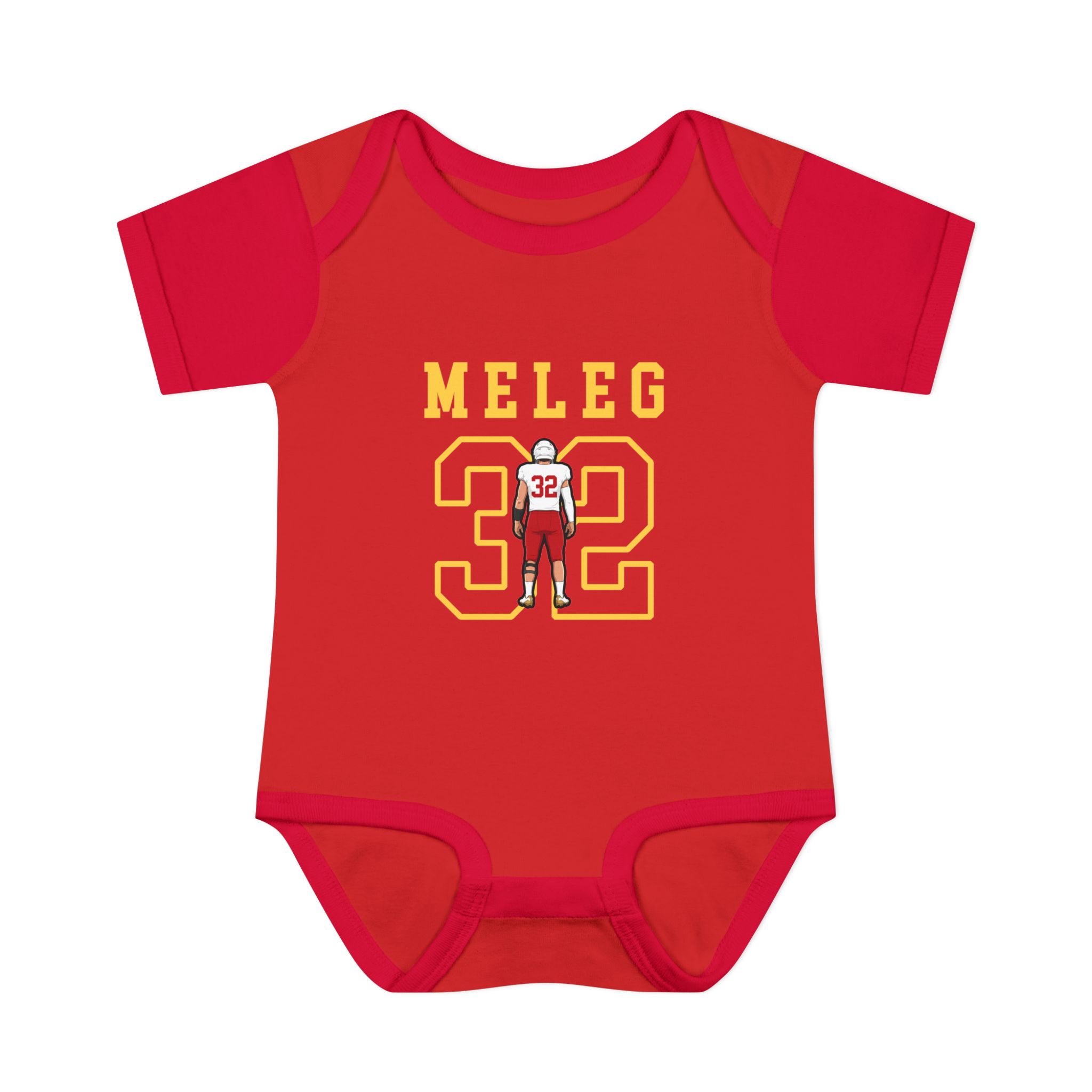 Baby Onesie — character_shirsey in Red