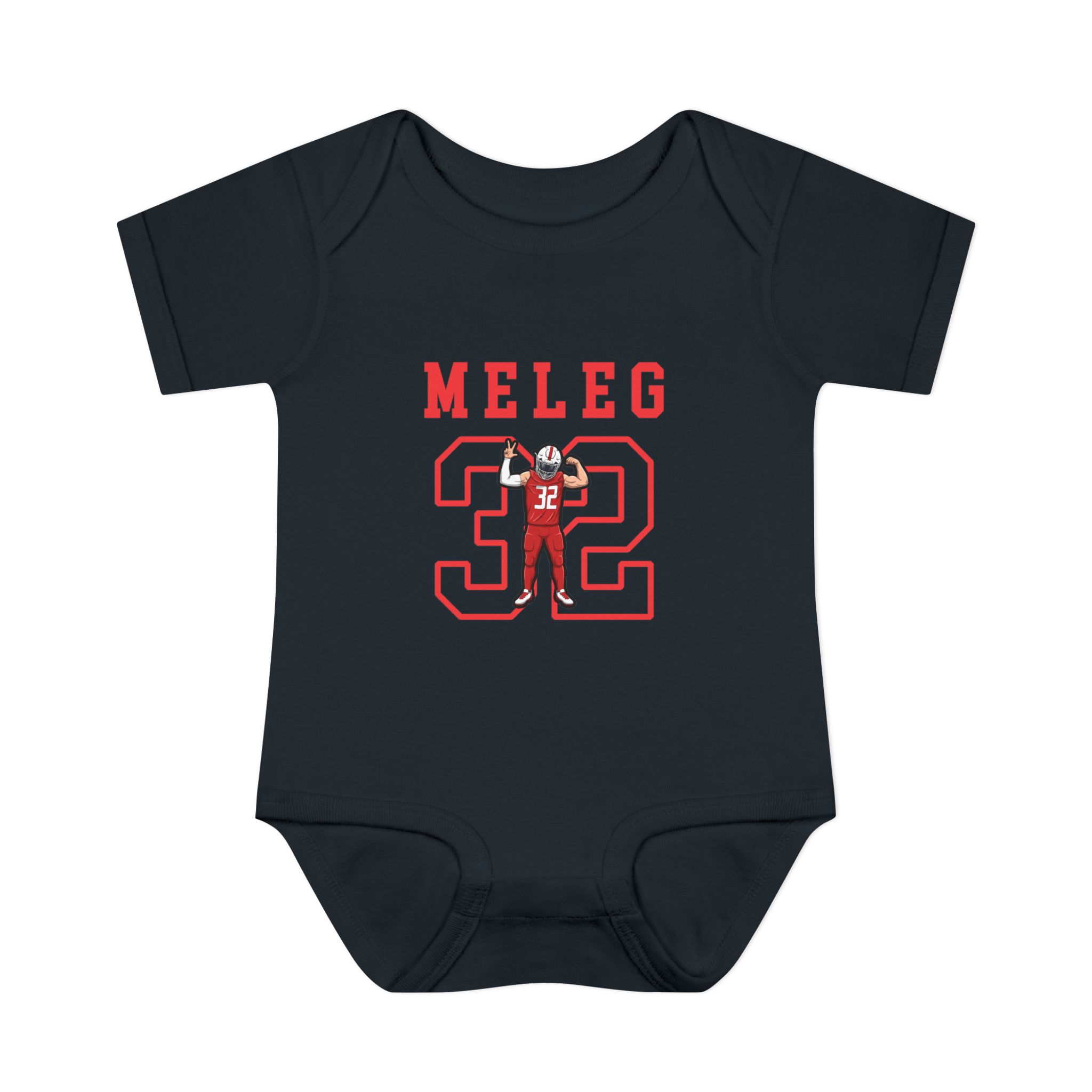 Baby Onesie — character_shirsey in Black