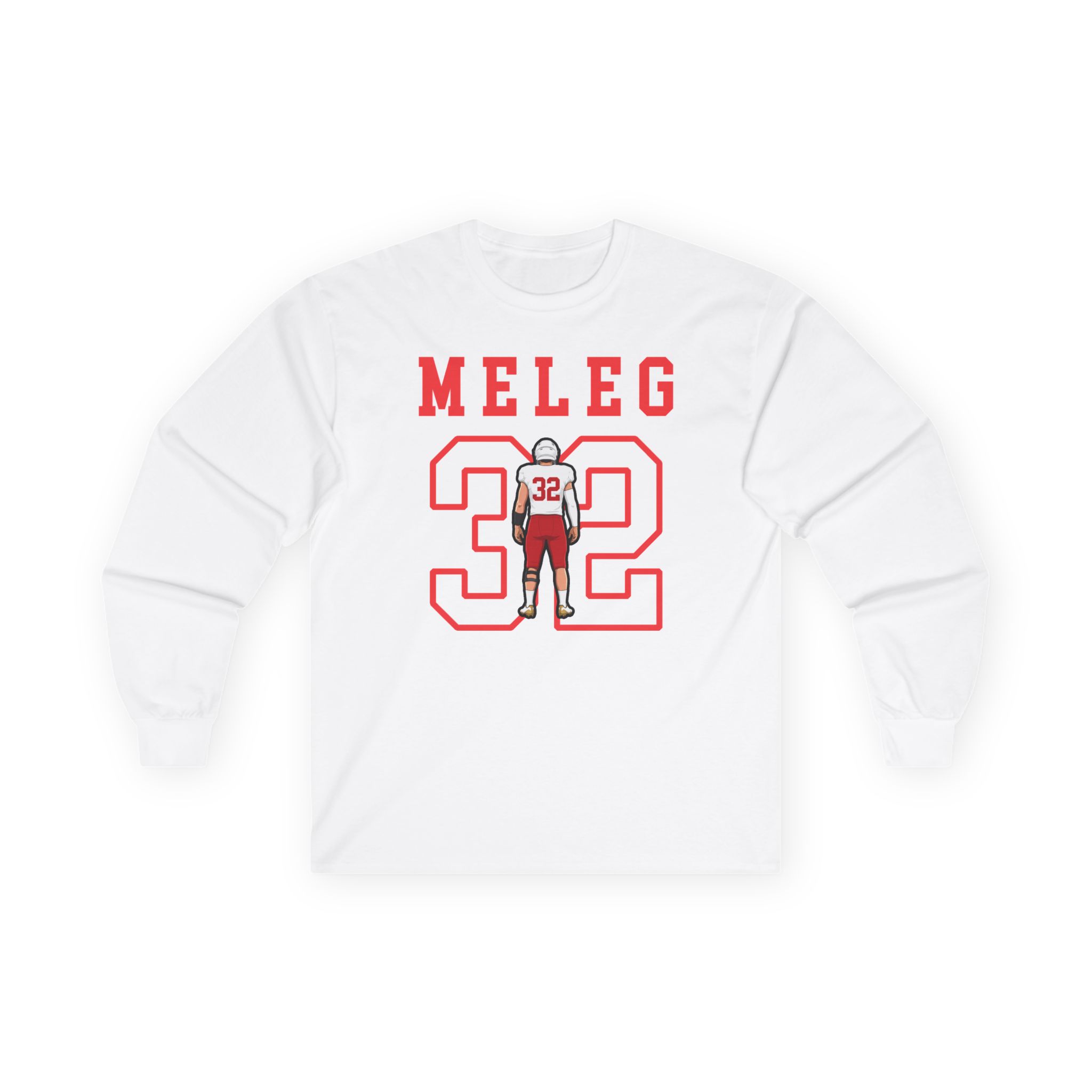 Long Sleeve Tee — character_shirsey in White