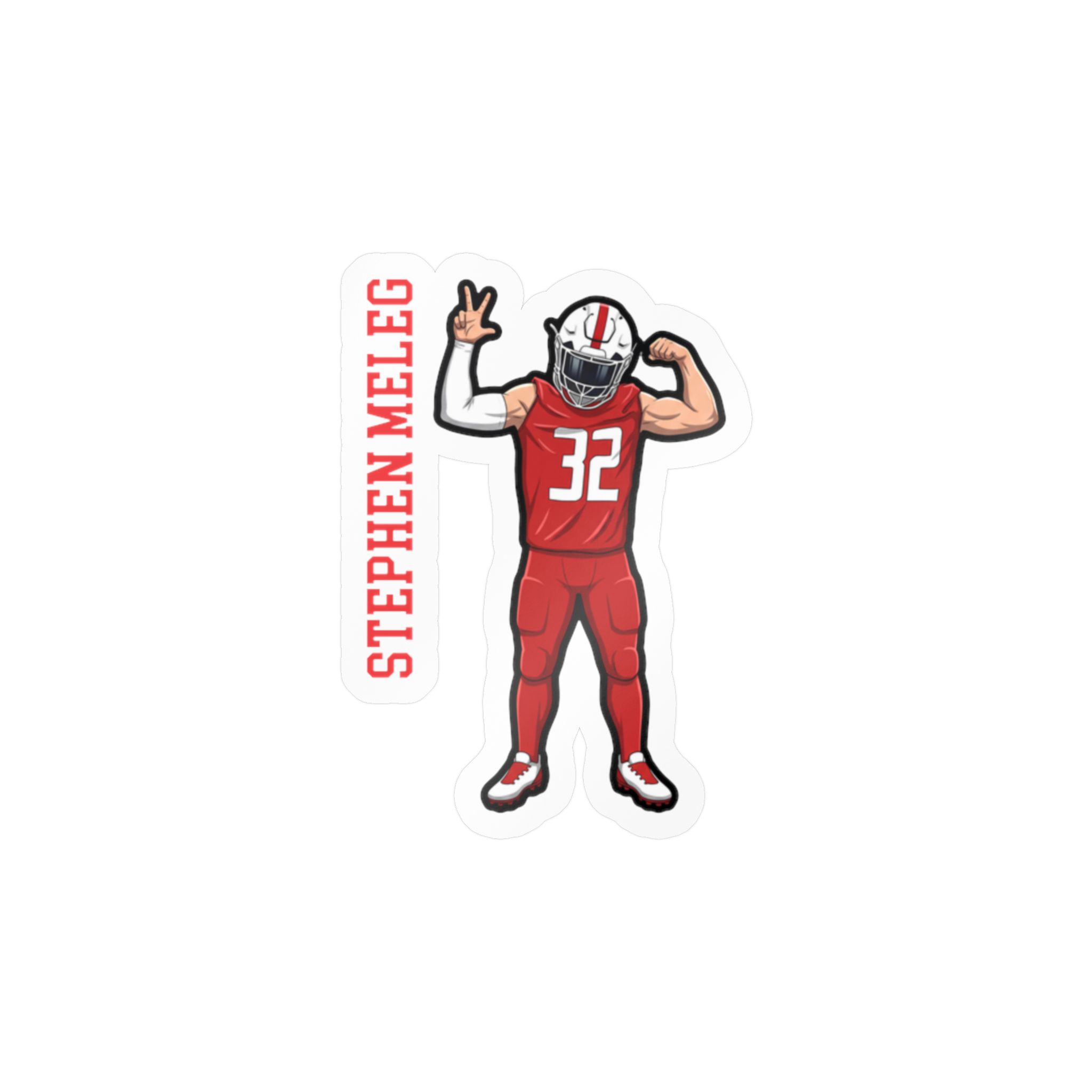 Vinyl Sticker — character_name_vertical in Classic