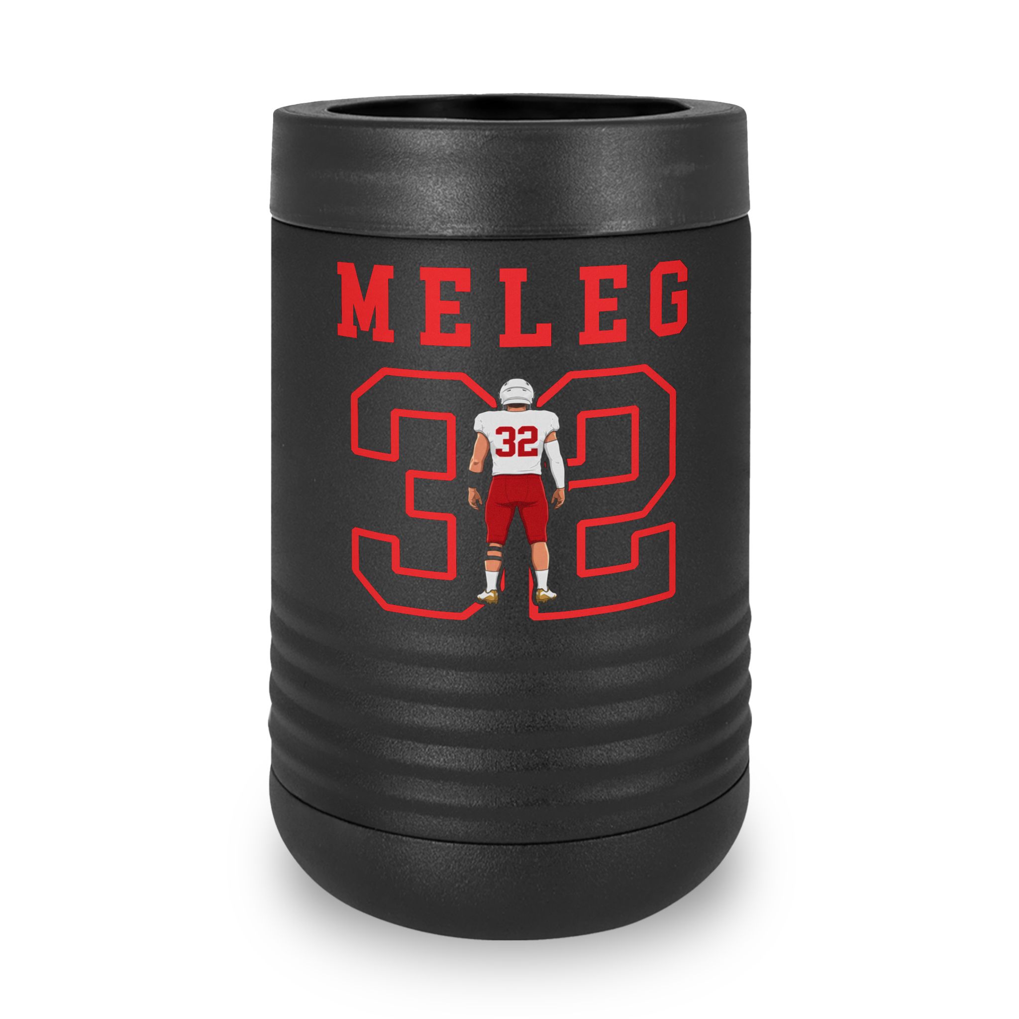 Stainless Can Cooler — character_shirsey in Black