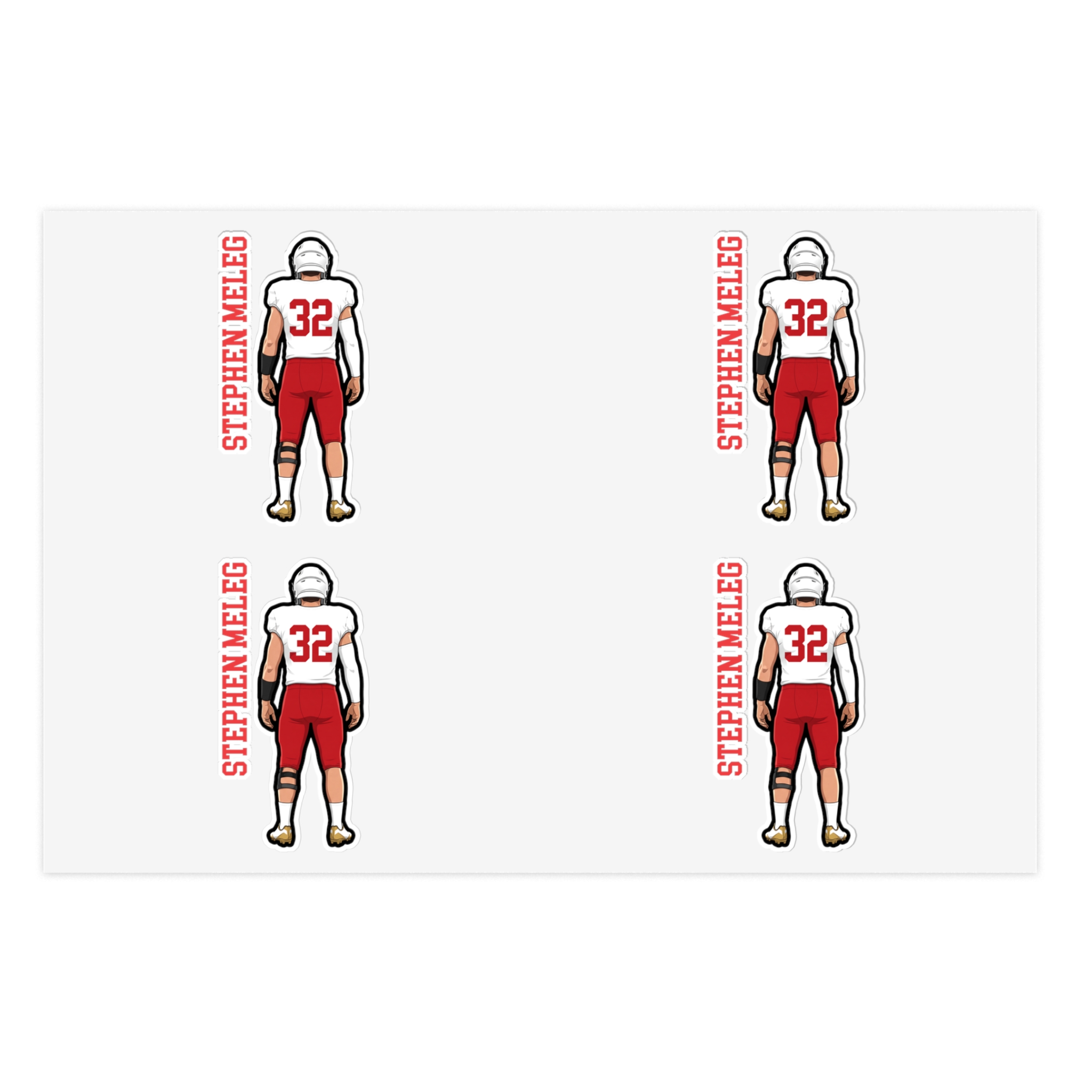 Sticker Sheet — character_name_vertical in Classic