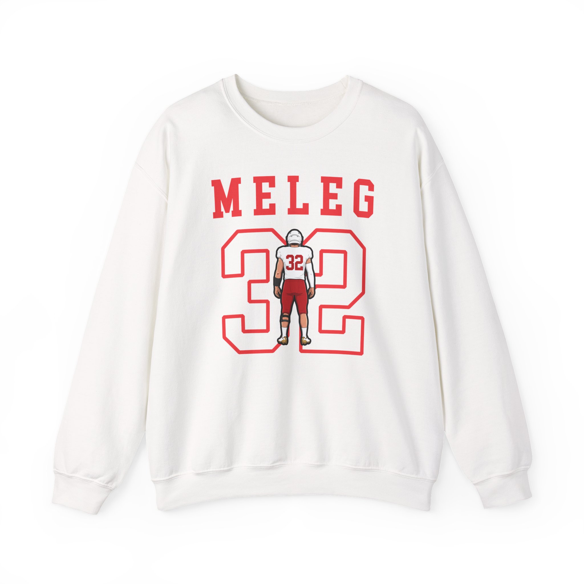 Crewneck Sweatshirt — character_shirsey in White