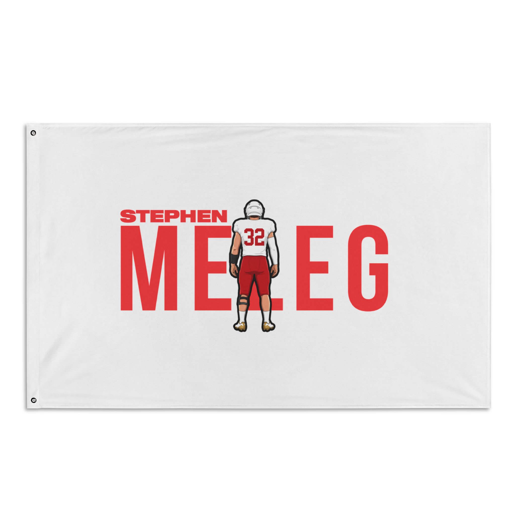 Flag (35 × 56 in) — character_player_name in Classic