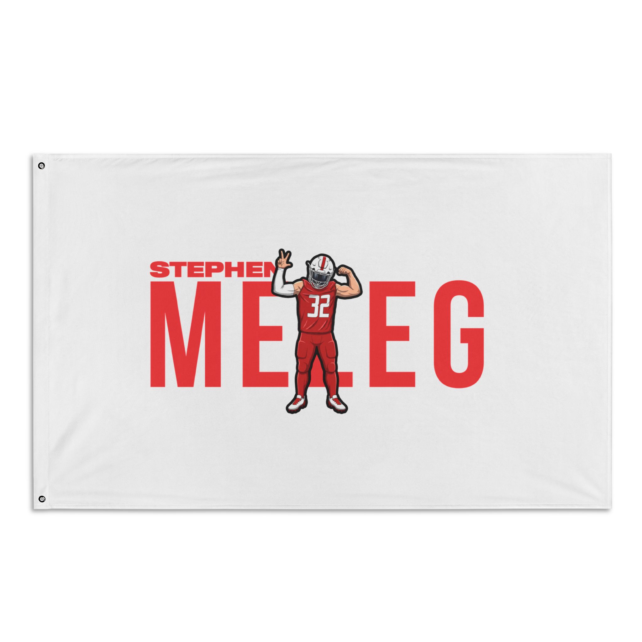 Flag (35 × 56 in) — character_player_name in Classic