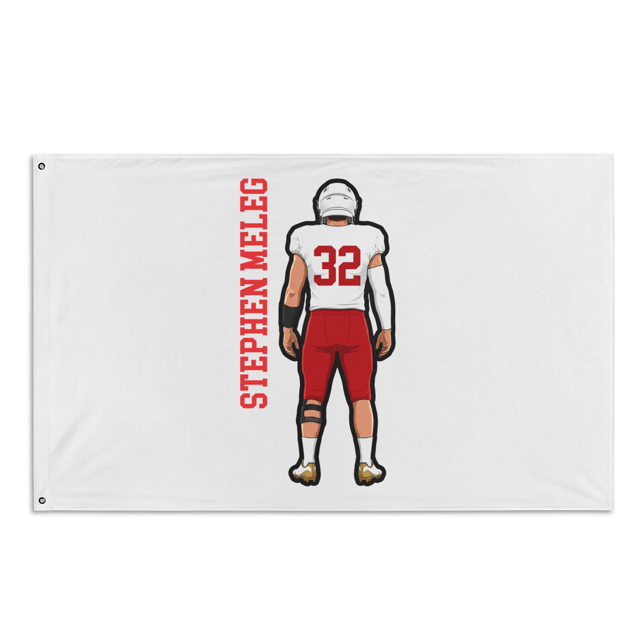 Flag (35 × 56 in) — character_name_vertical in Classic