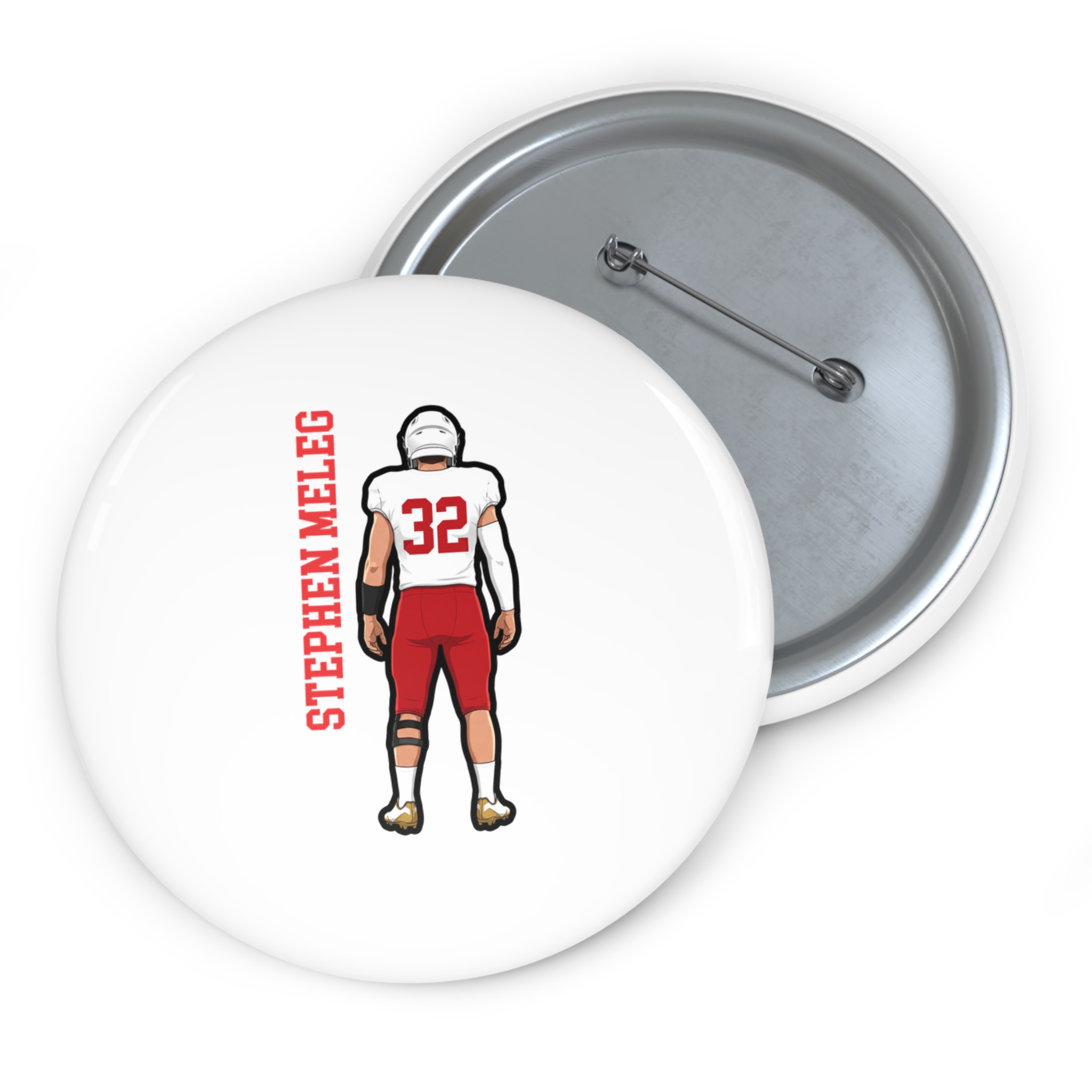 Game Day Pin — character_name_vertical in Classic