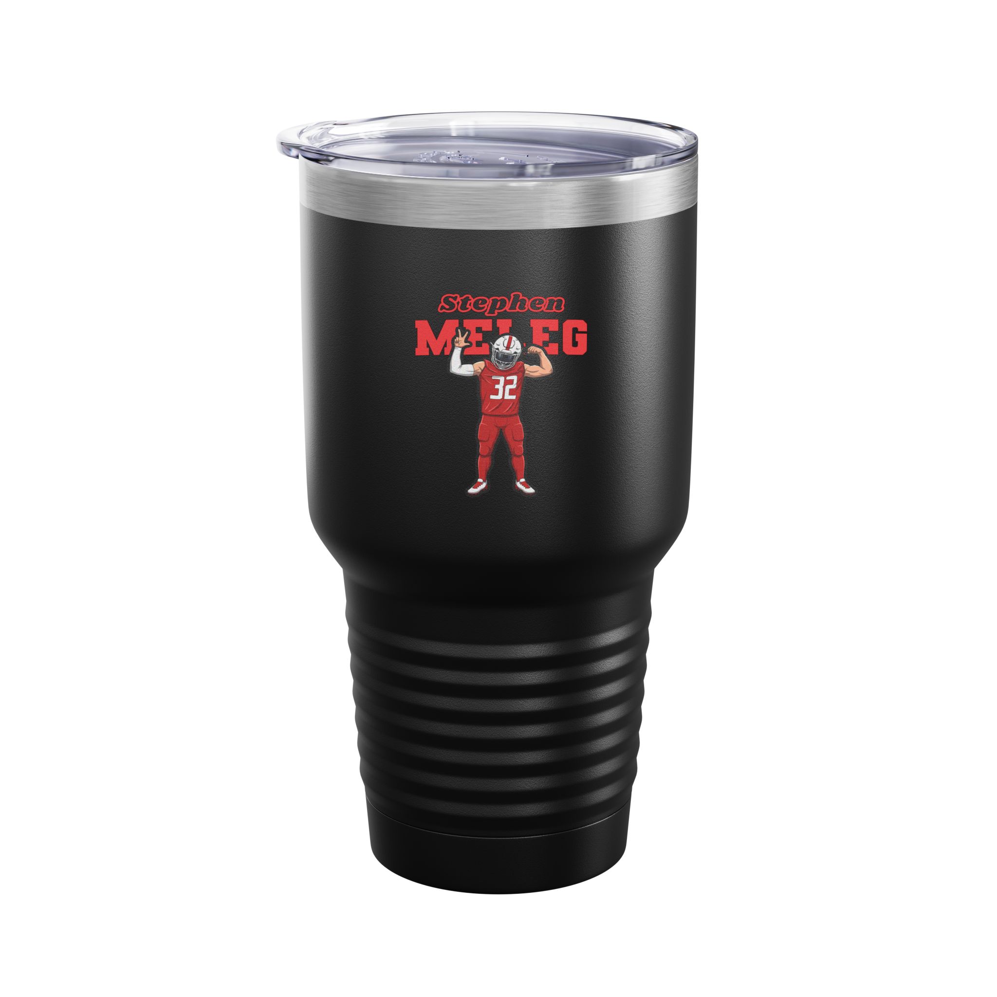 30oz Tumbler — character_name_arch in Black
