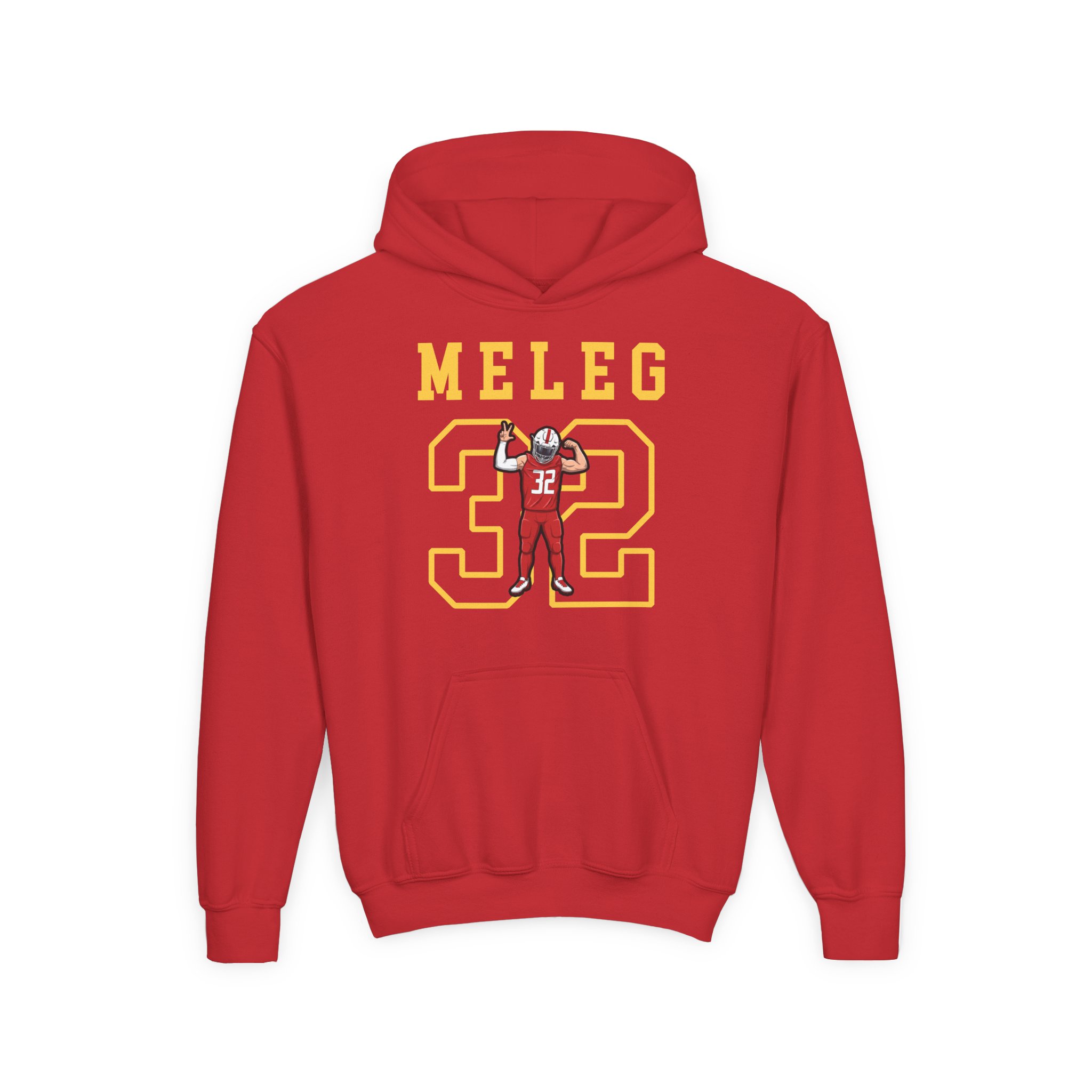 Youth Hoodie — character_shirsey in Red
