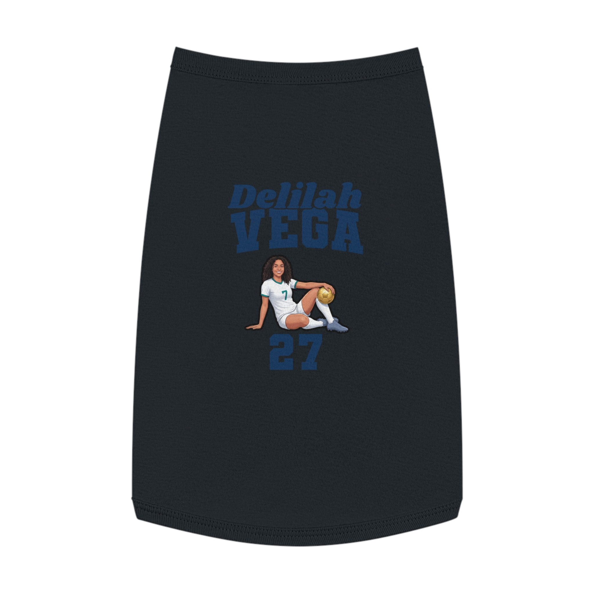 Pet Tank Top — character_signature_arch in Black