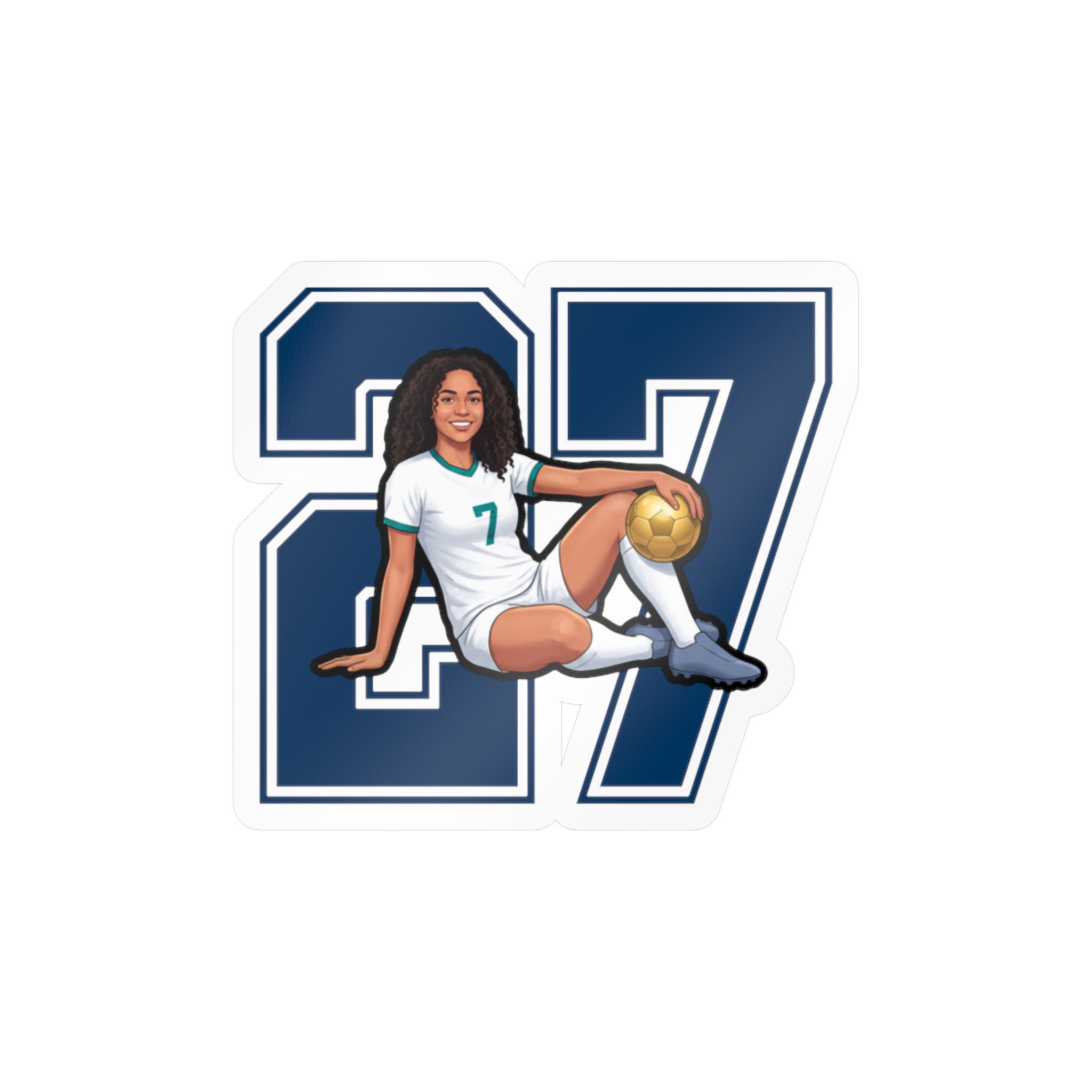 Vinyl Sticker — character_number in Classic