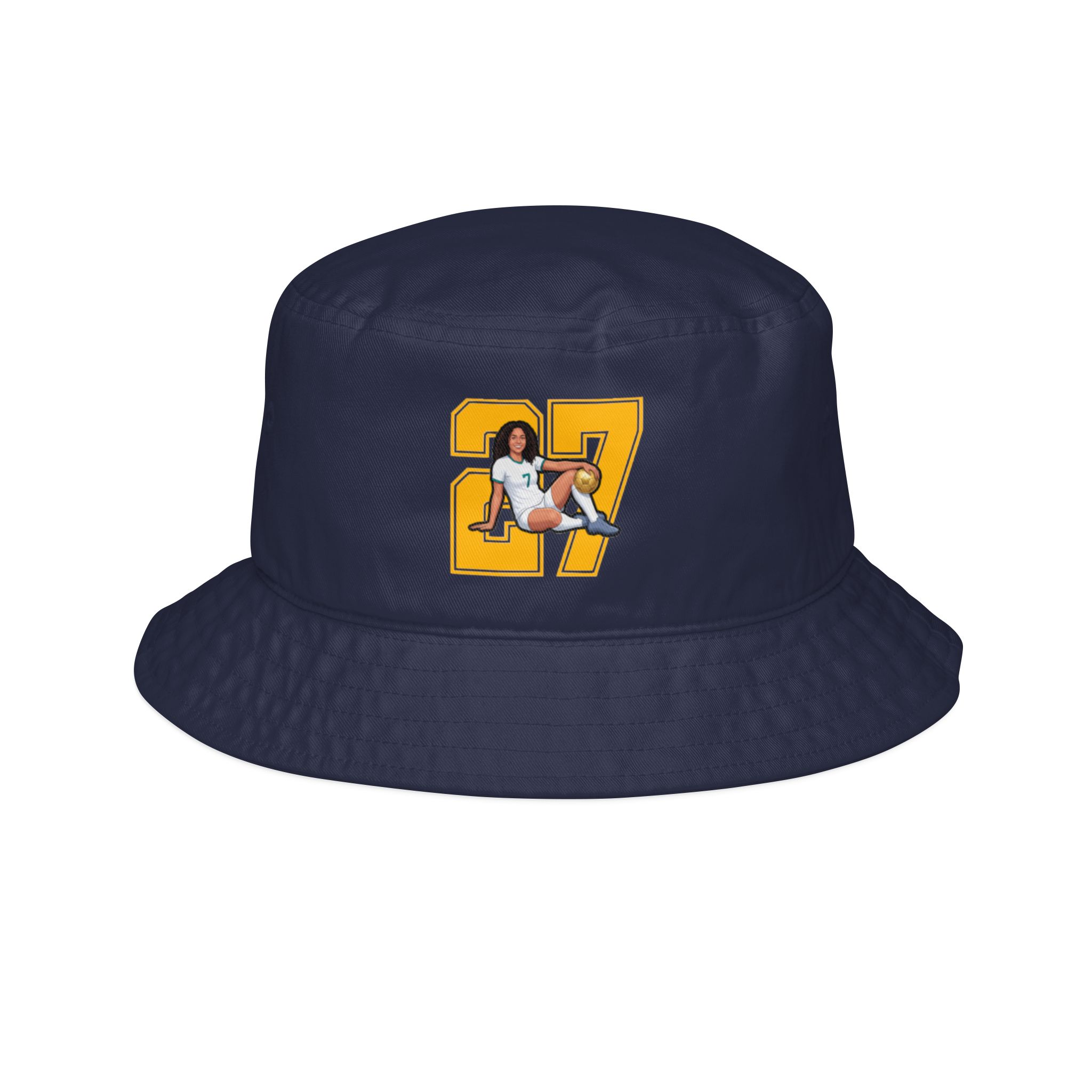 Bucket Hat — character_number in Navy
