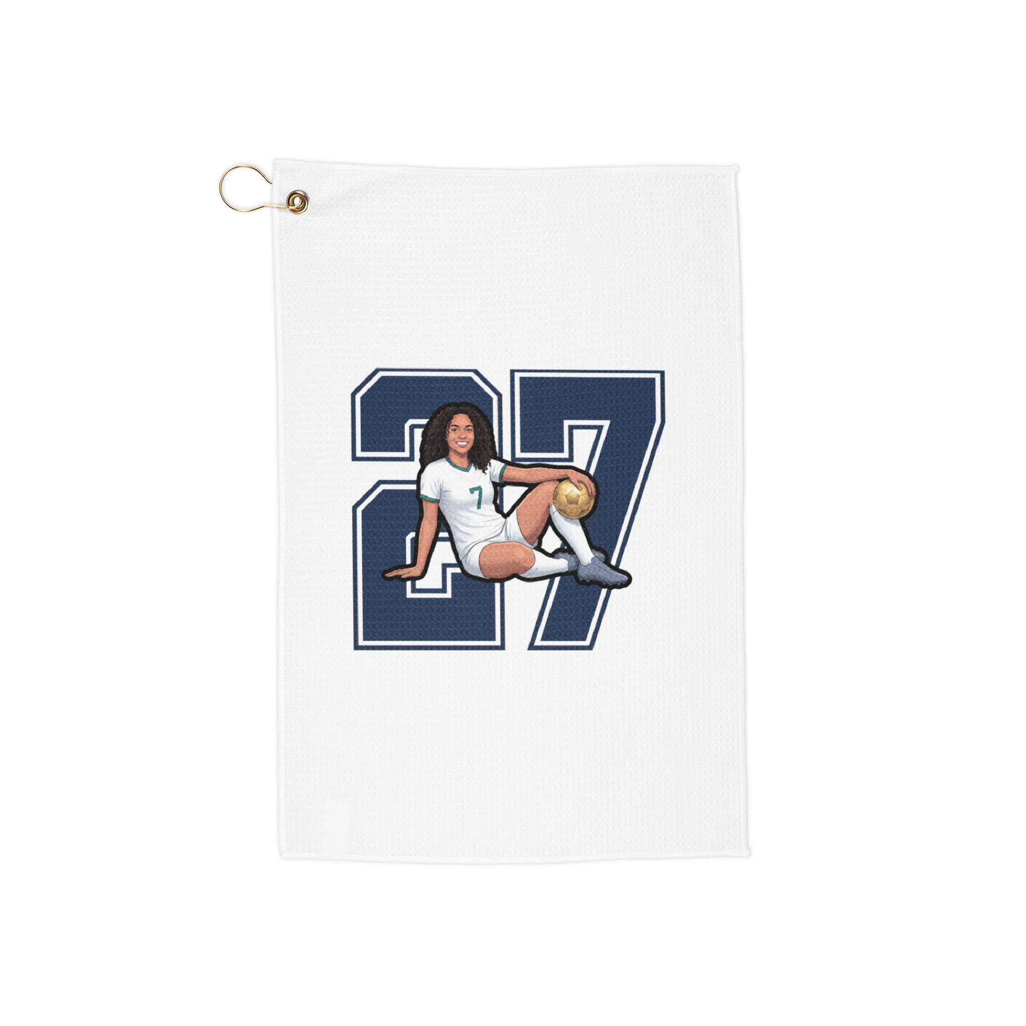 Golf Towel — character_number in Classic