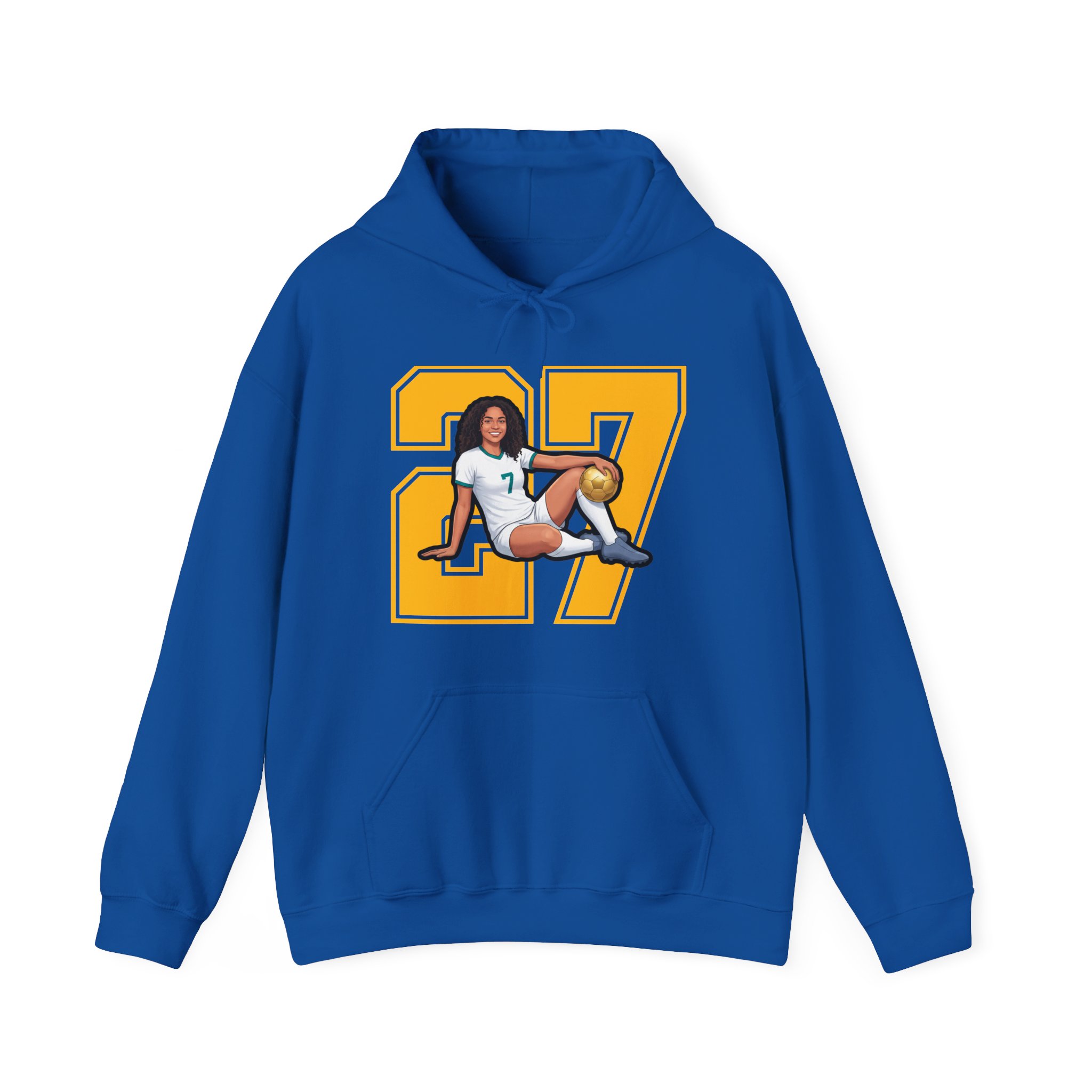 Hoodie — character_number in Royal