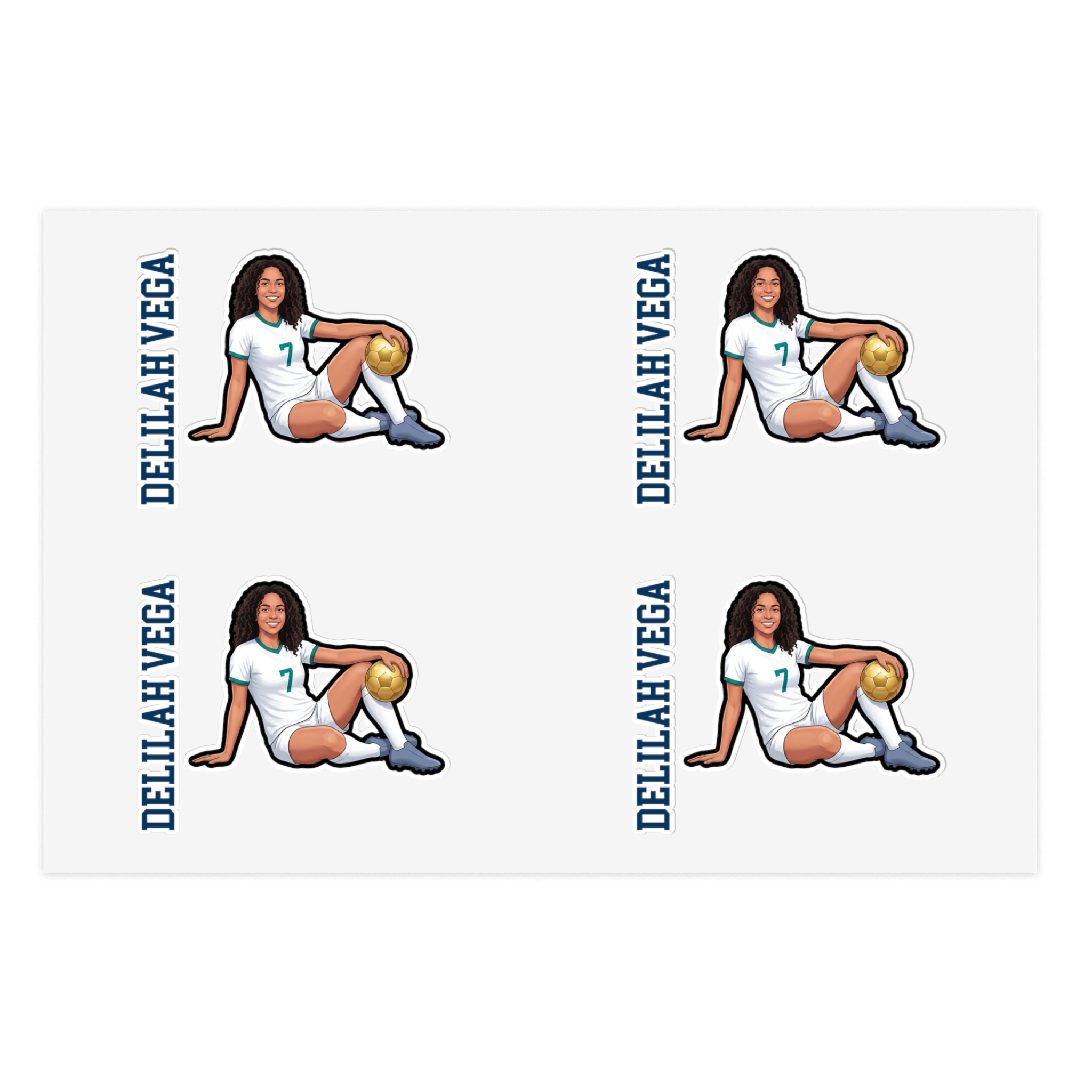 Sticker Sheet — character_name_vertical in Classic