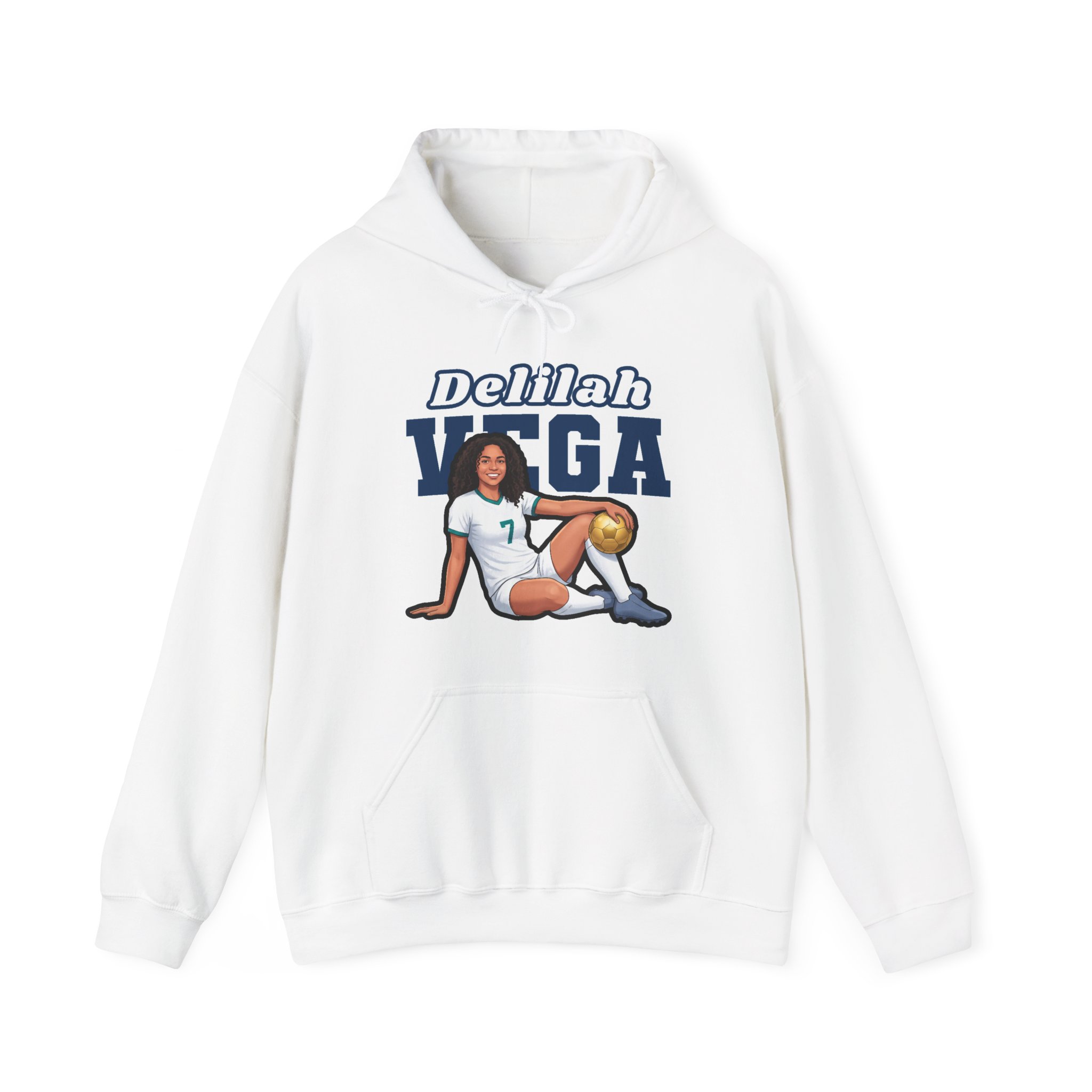 Hoodie — character_name_arch in White