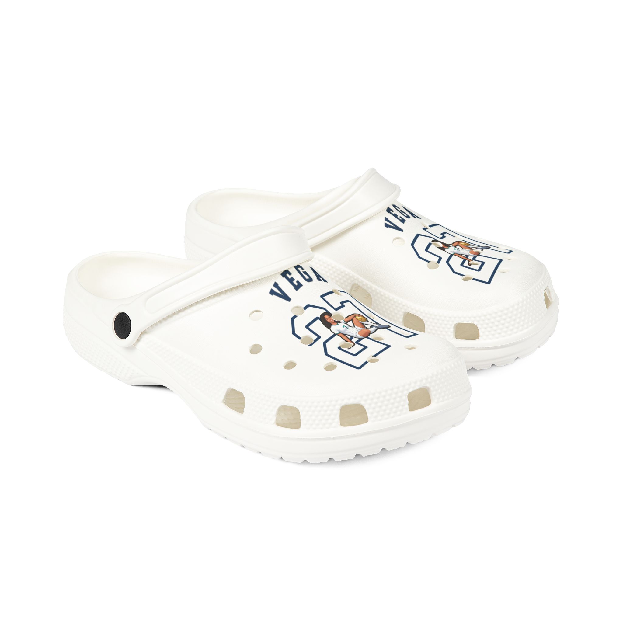 Rubber Clogs — character_shirsey_arch in White