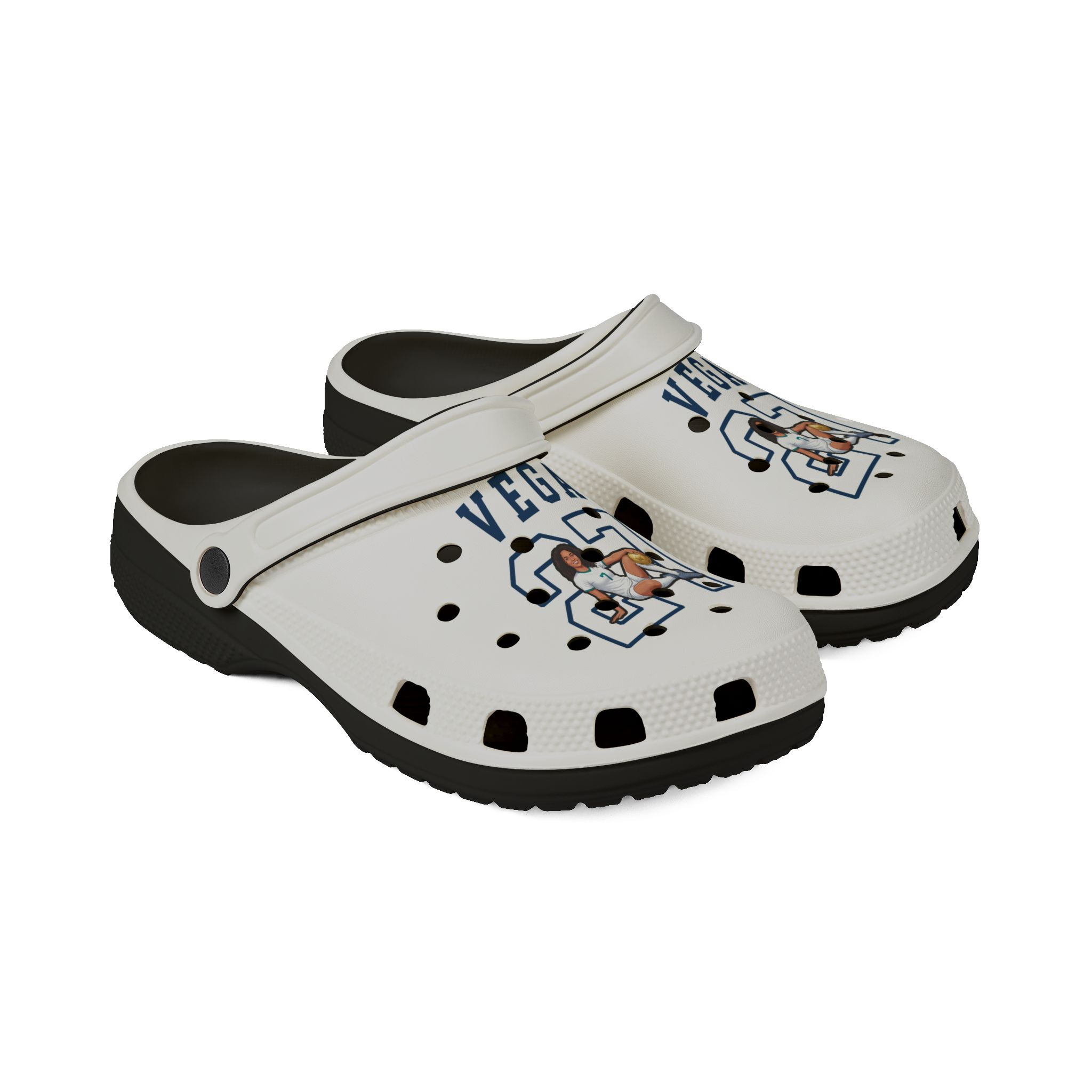 Rubber Clogs — character_shirsey in Black
