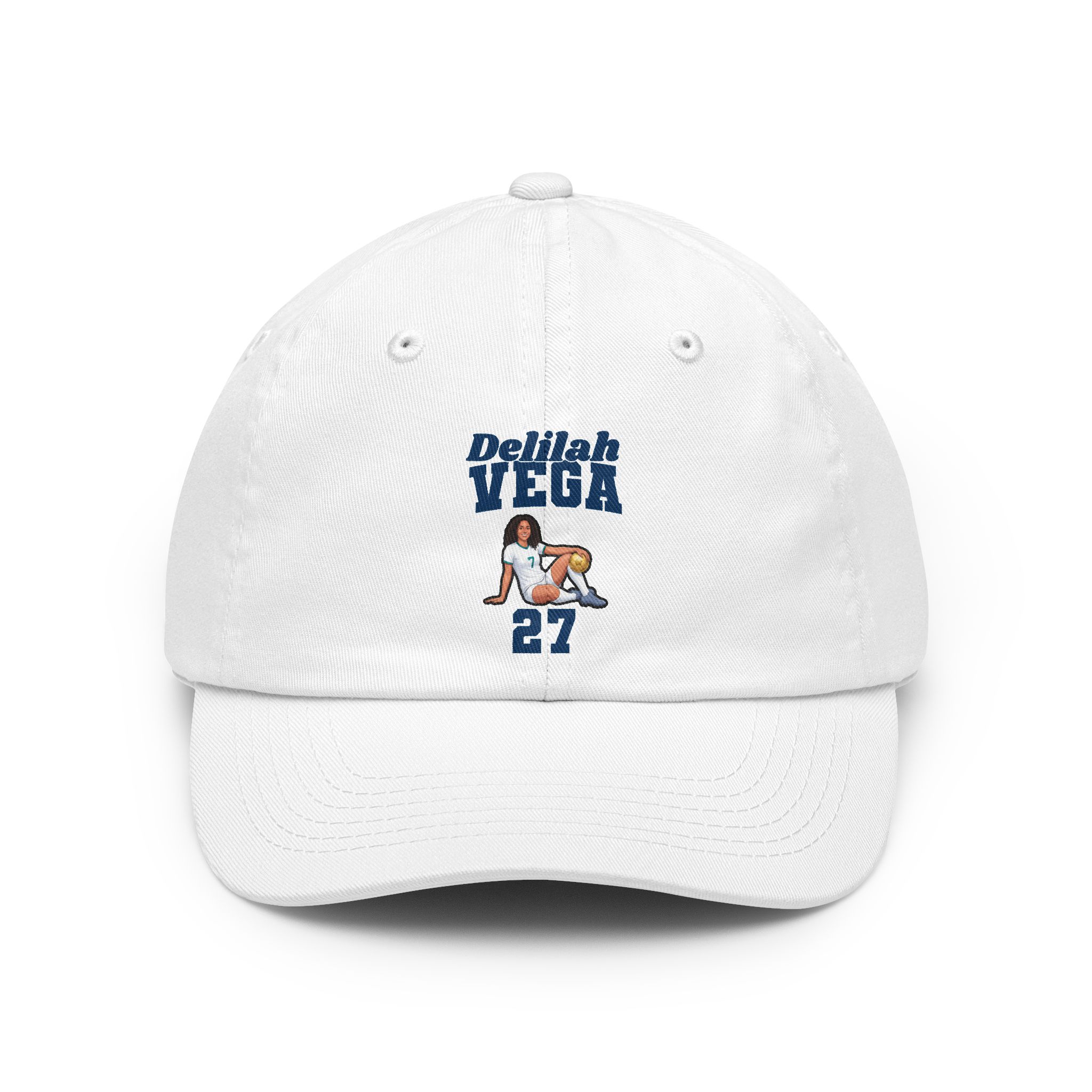 Classic Cap — character_signature_arch in White