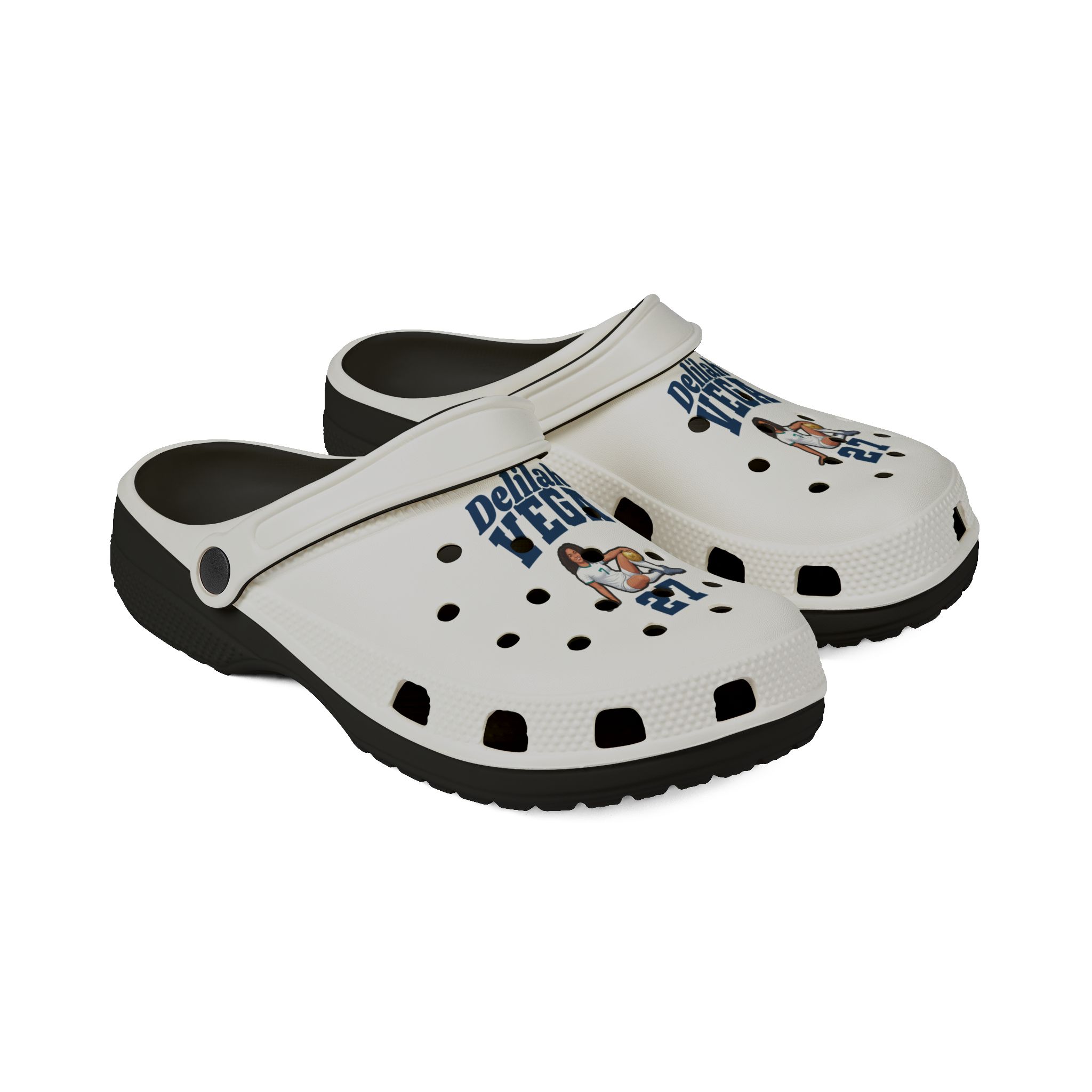 Rubber Clogs — character_signature_arch in Black