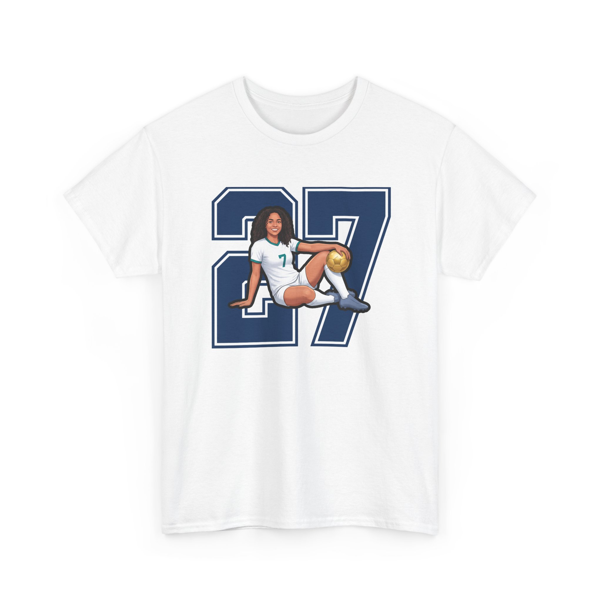 Tee — character_number in White