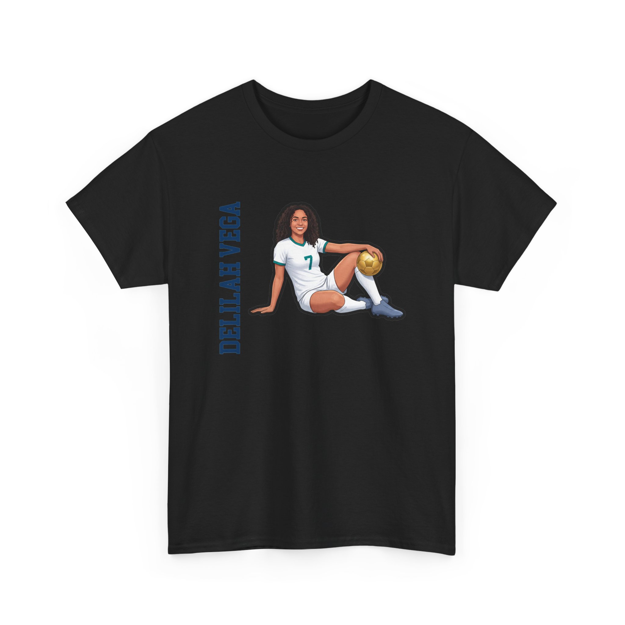 Tee — character_name_vertical in Black