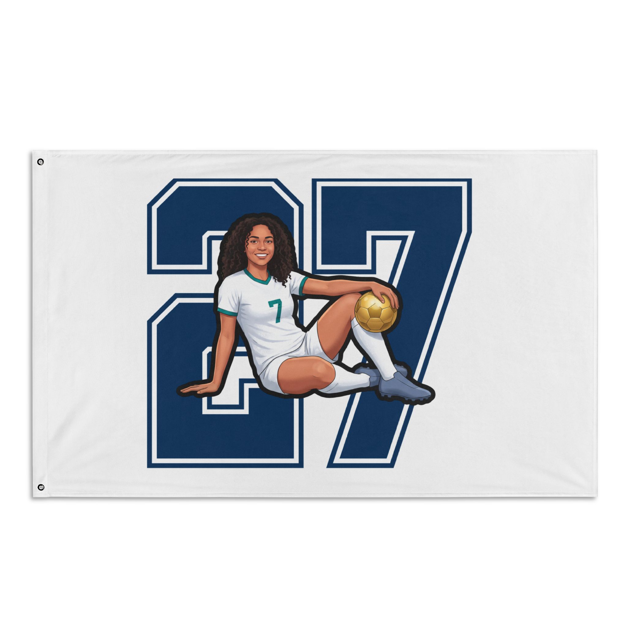 Flag (35 × 56 in) — character_number in Classic