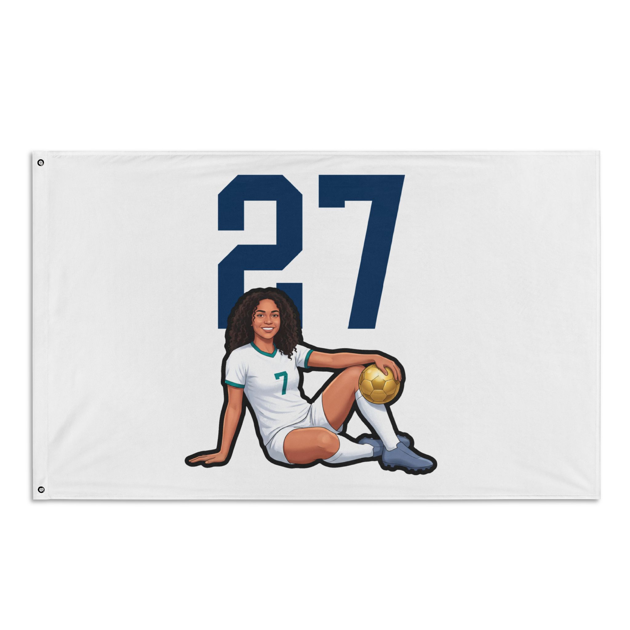 Flag (35 × 56 in) — character_number_top in Classic