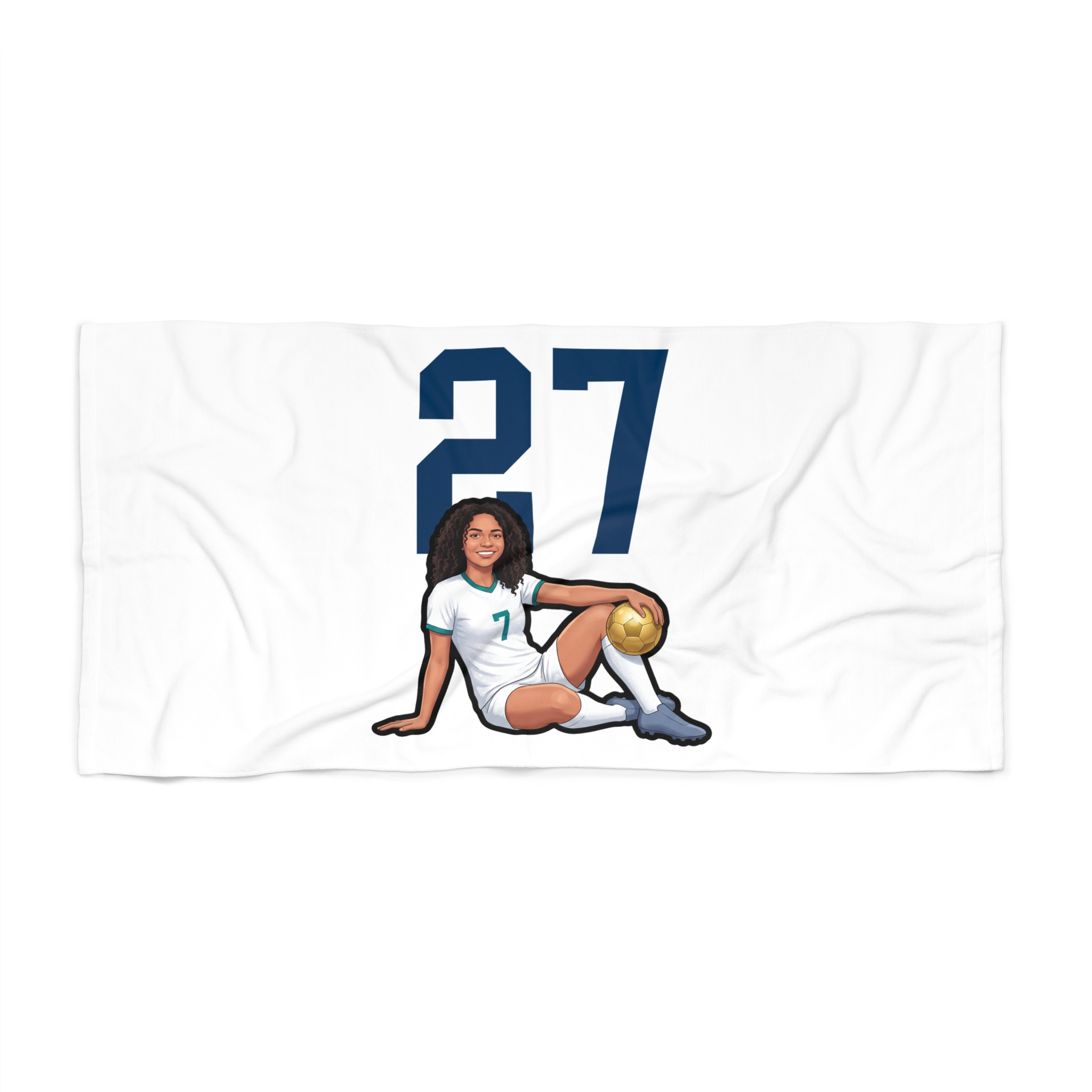 Beach Towel — character_number_top in Classic