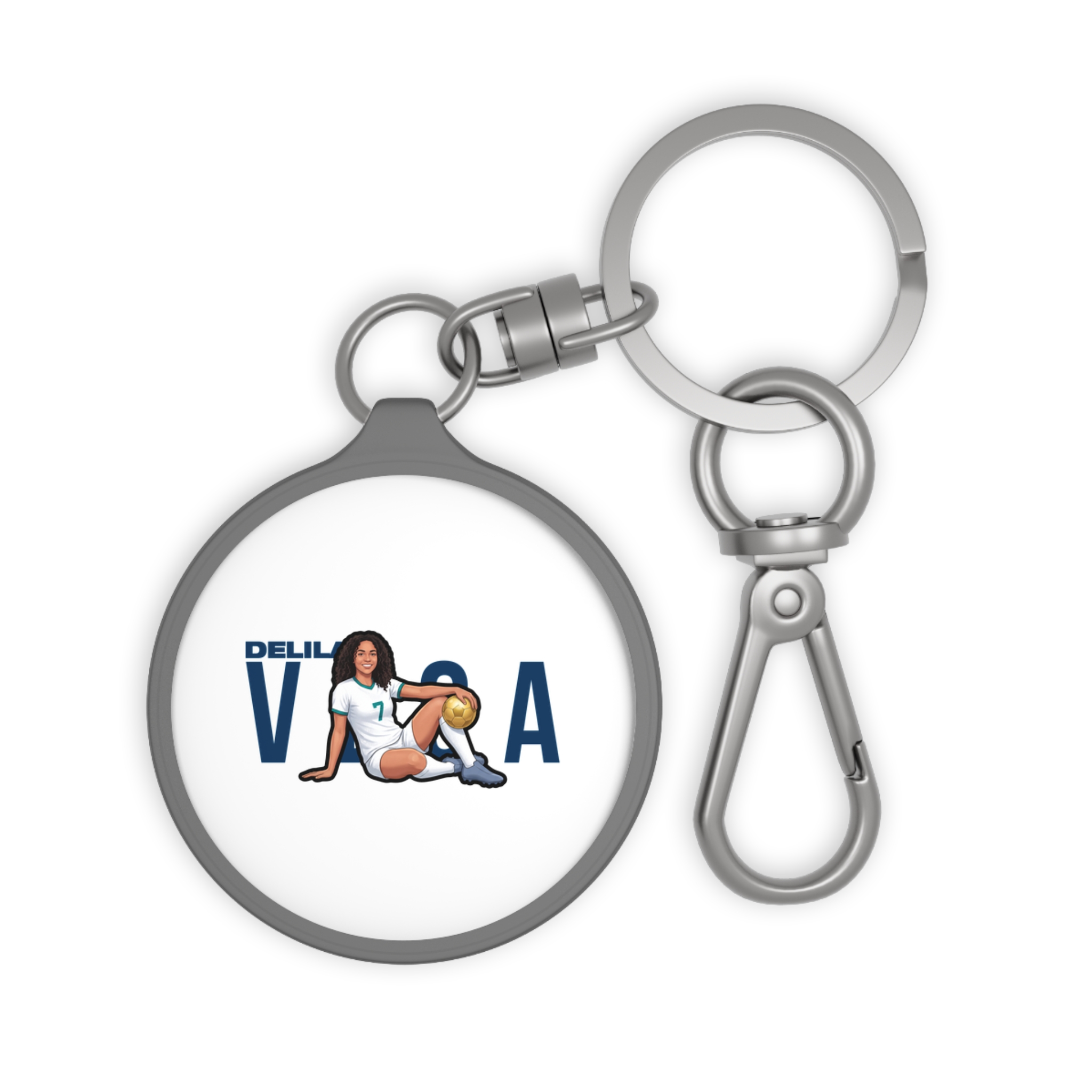 Keychain — character_player_name in Grey