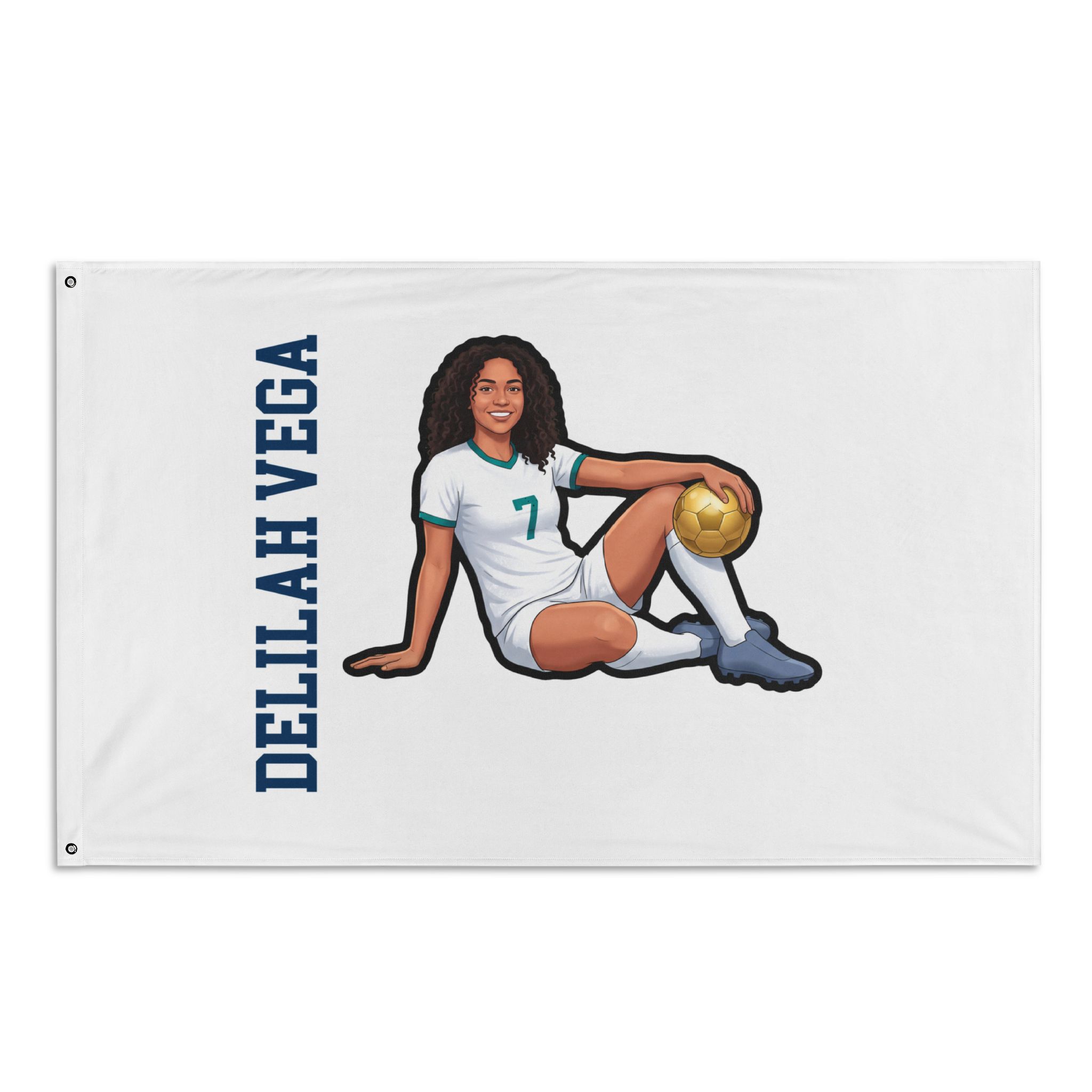 Flag (35 × 56 in) — character_name_vertical in Classic
