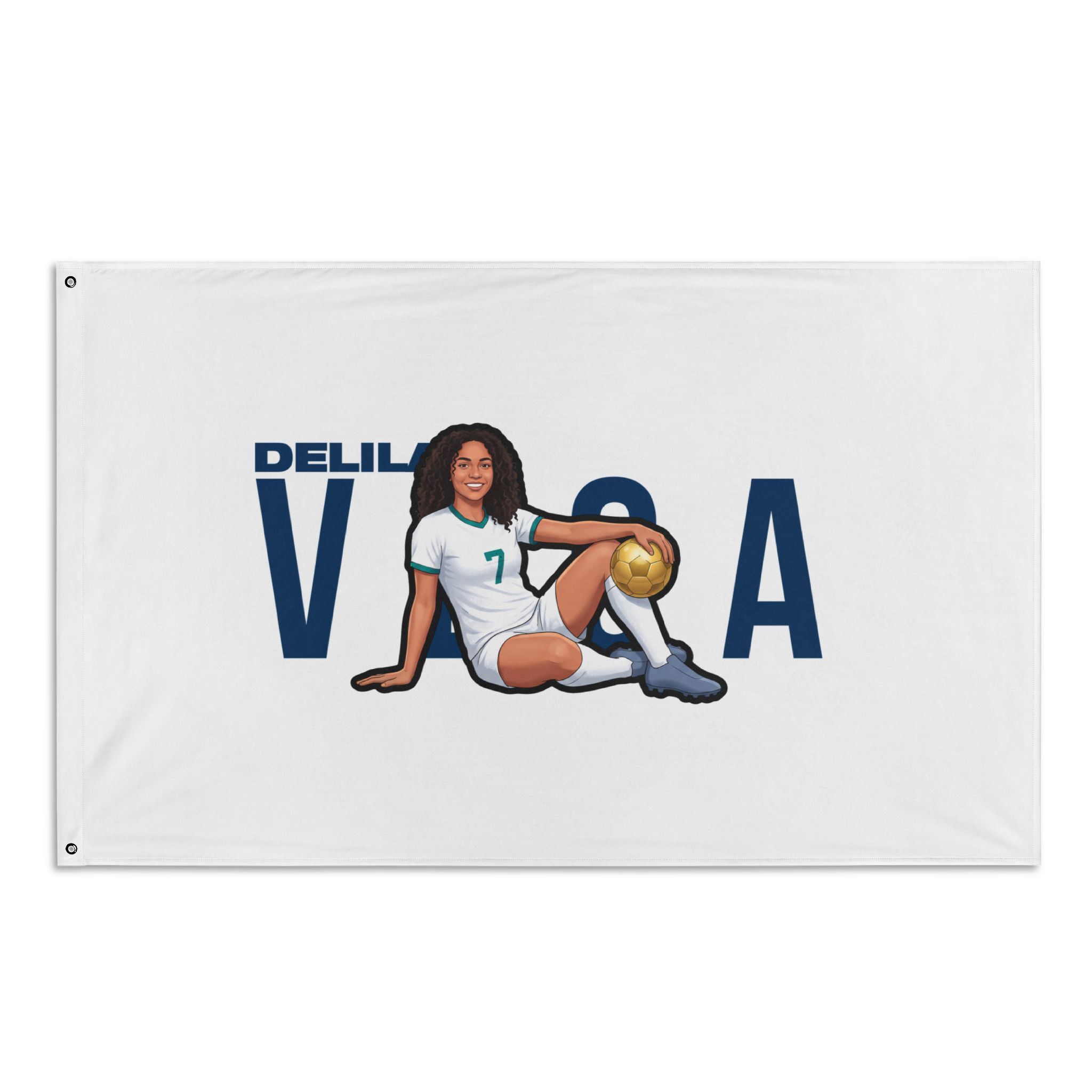 Flag (35 × 56 in) — character_player_name in Classic