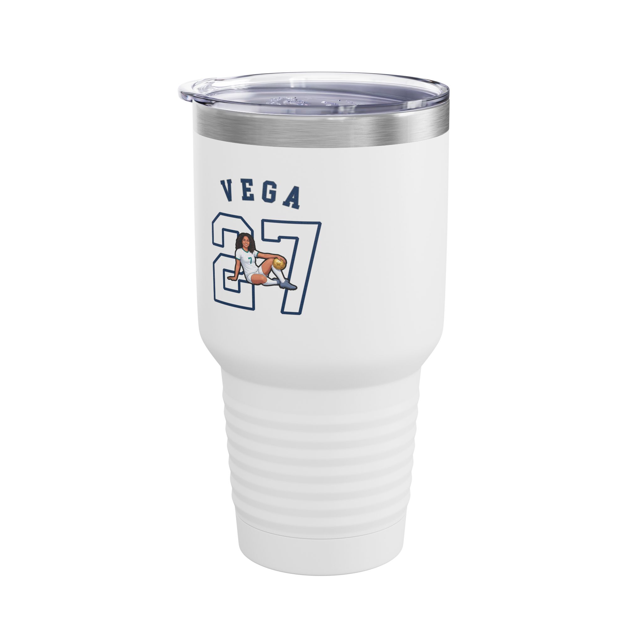30oz Tumbler — character_shirsey_arch in White