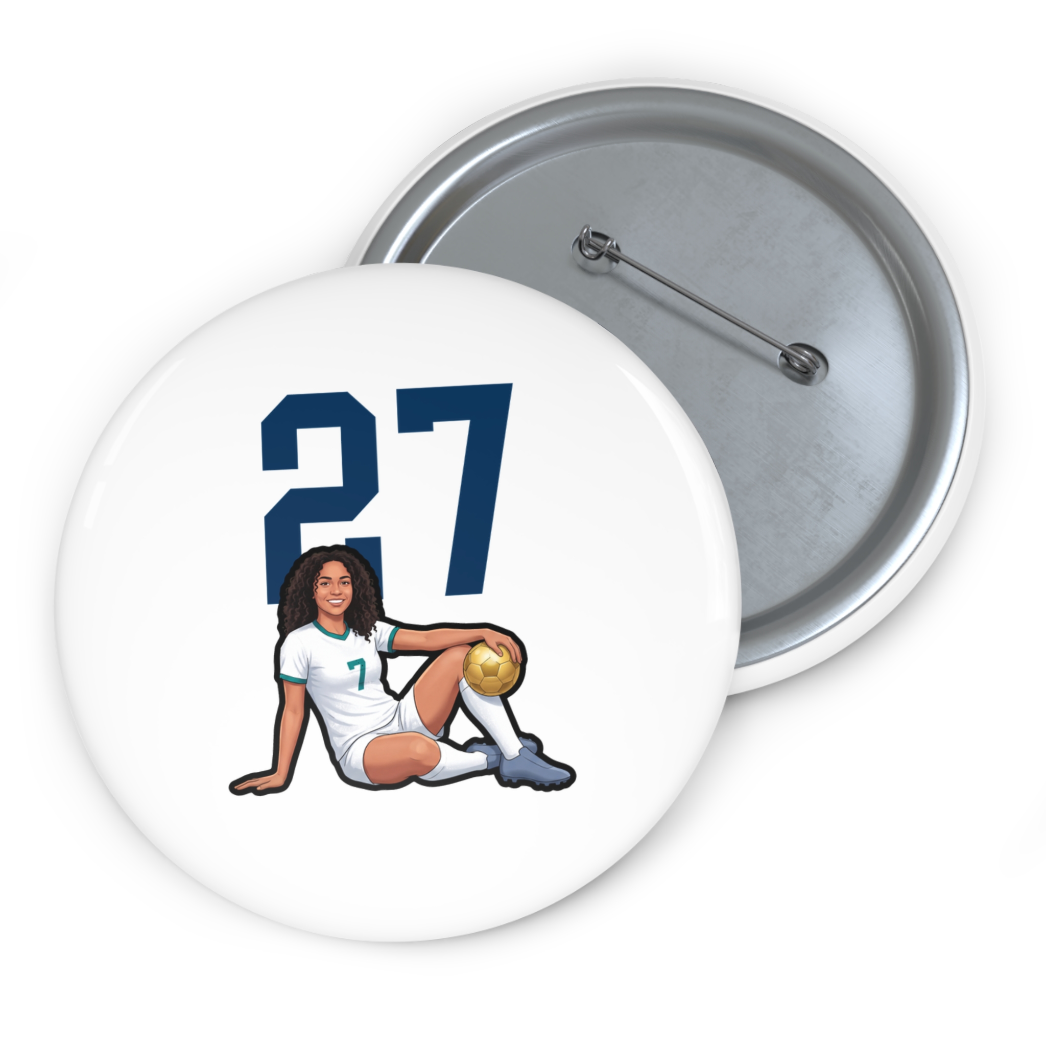 Game Day Pin — character_number_top in Classic