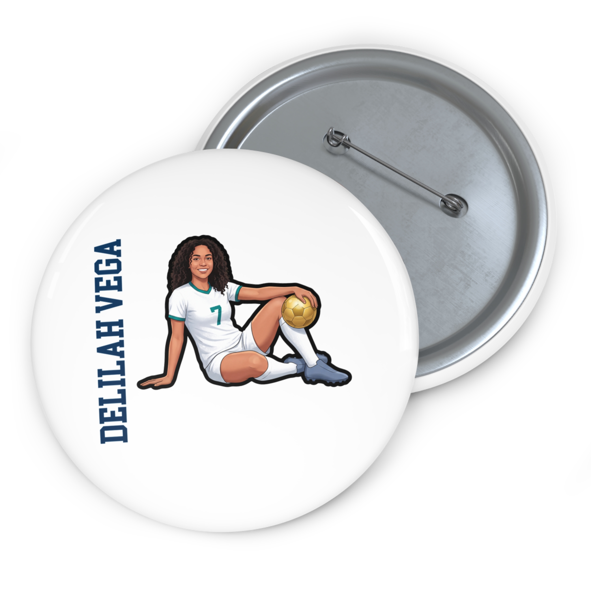 Game Day Pin — character_name_vertical in Classic