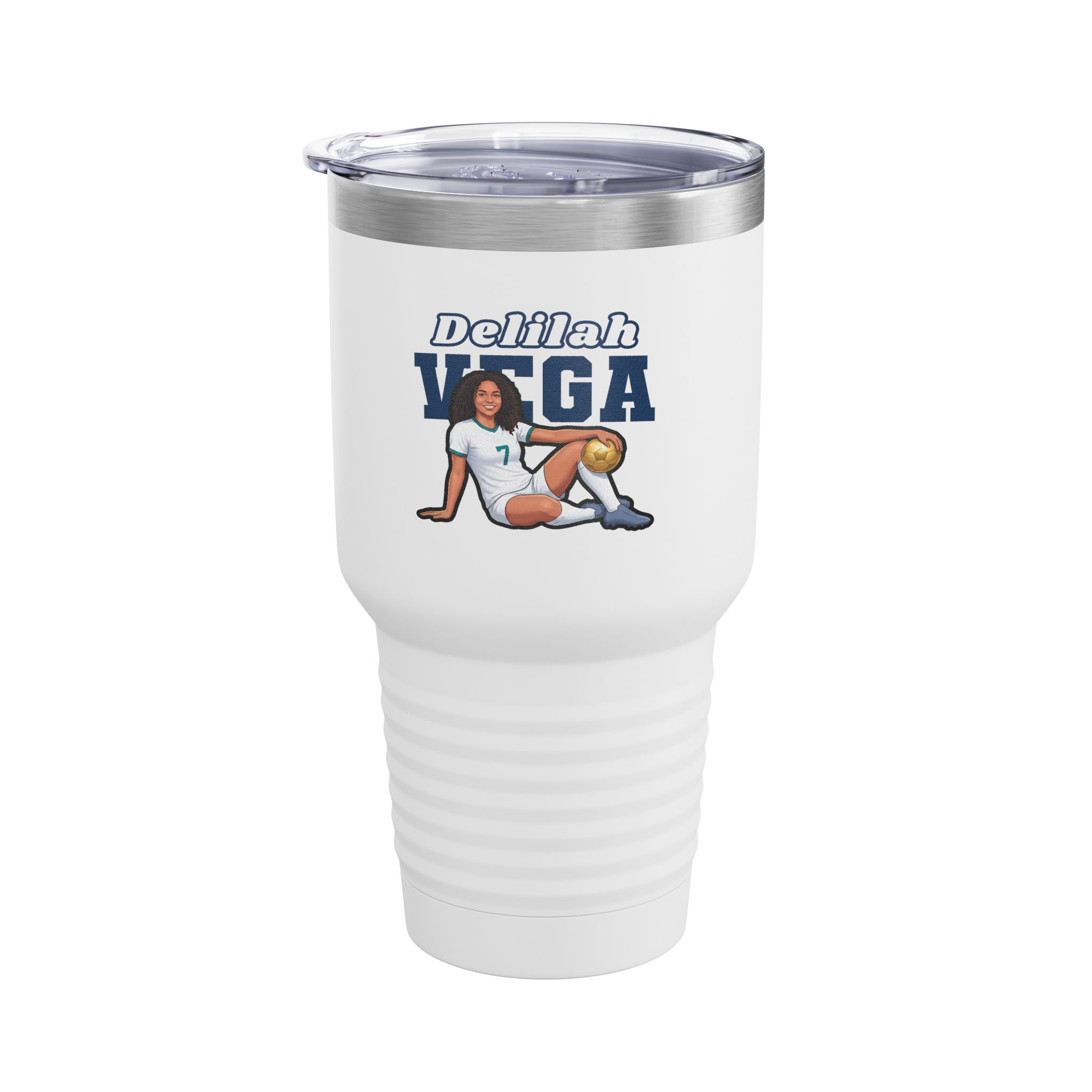 30oz Tumbler — character_name_arch in White