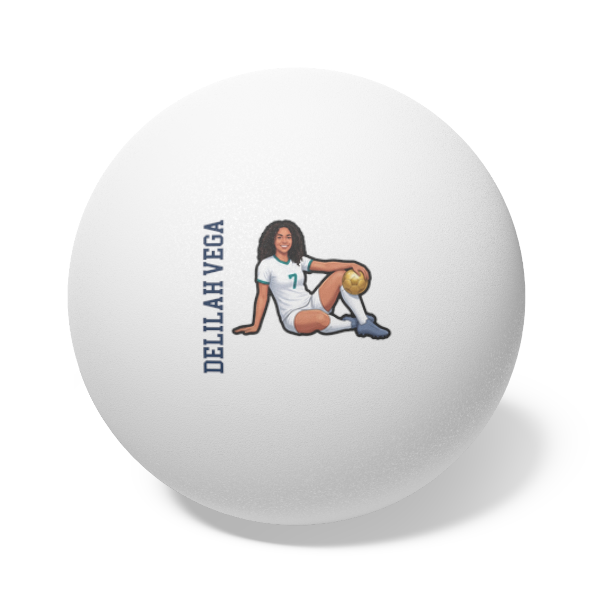 Ping Pong Balls, 6 pcs — character_name_vertical in White