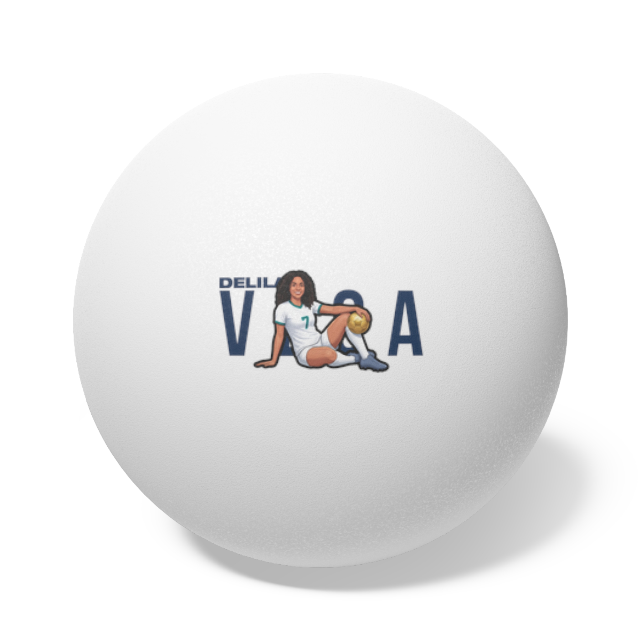 Ping Pong Balls, 6 pcs — character_player_name in White